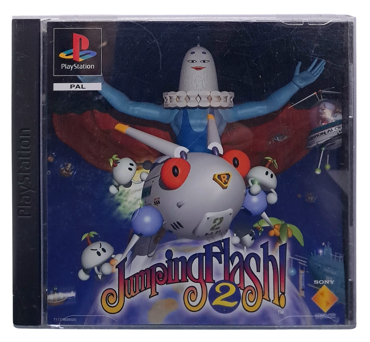 Jumping flash 2 - Playstation 1 spill (PS1)