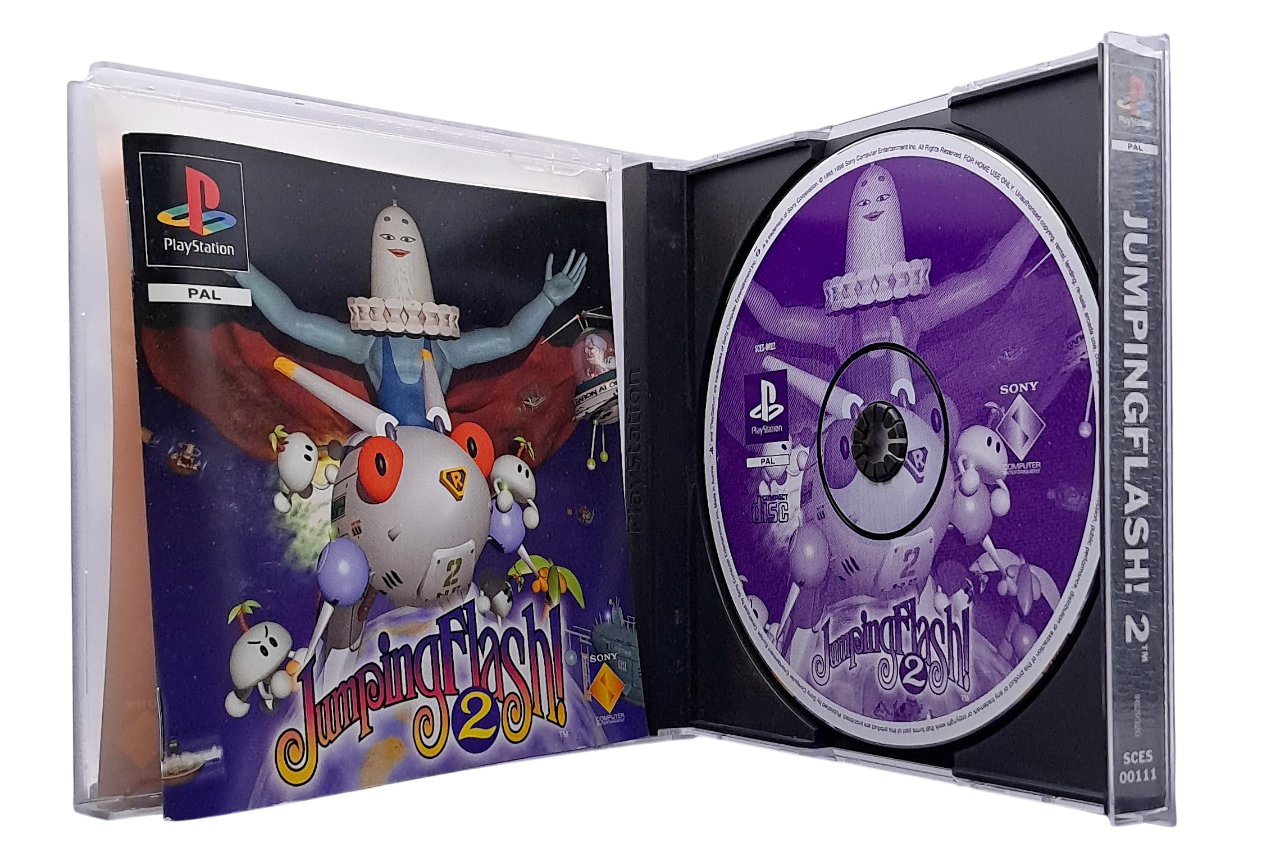 Jumping flash 2 - Playstation 1 spill (PS1)