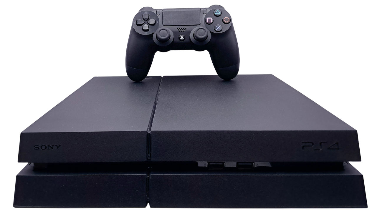 Original svart Sony PlayStation 4 slim (PS4) Konsoll 500 GB