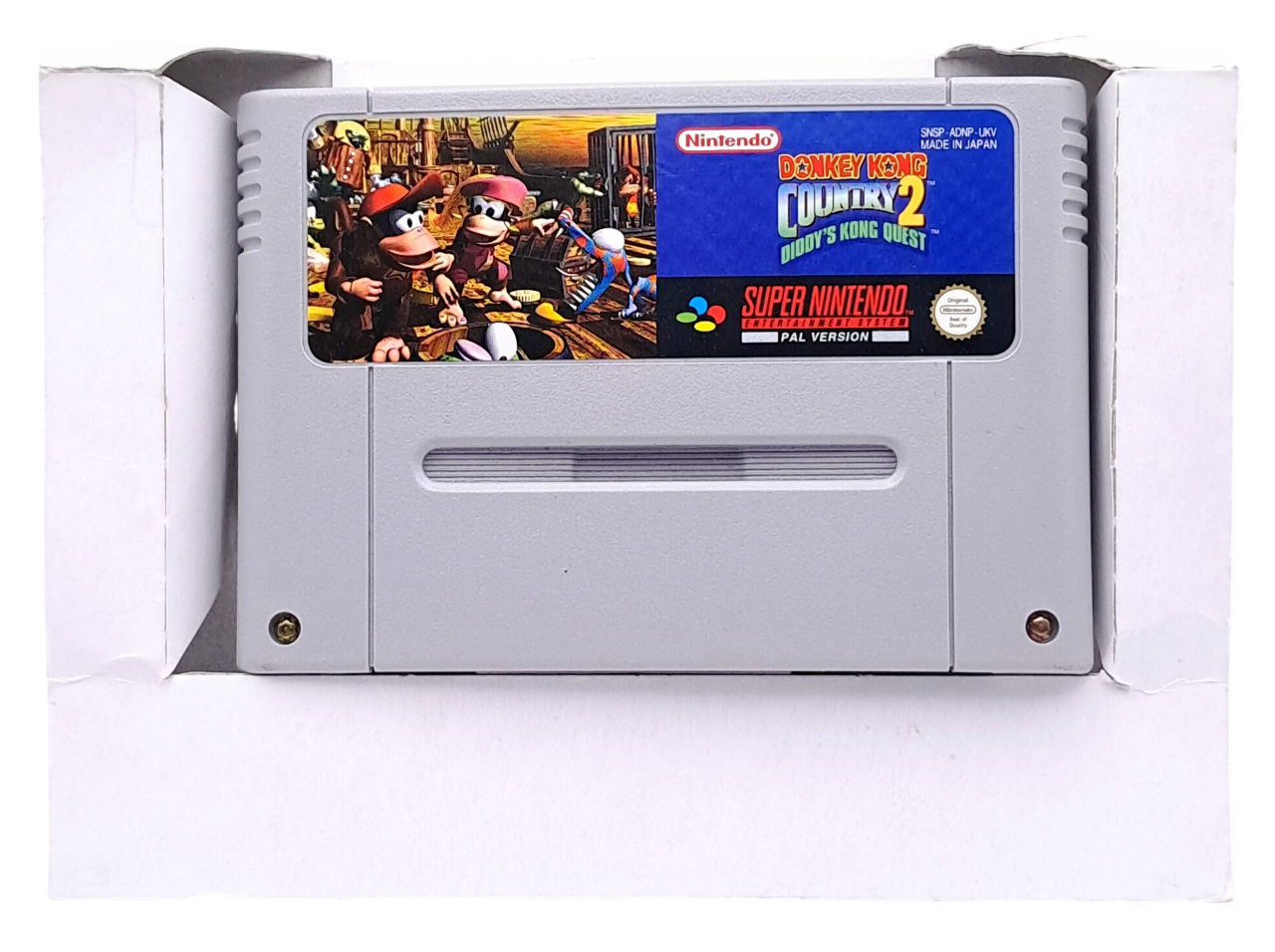 Donkey kong country 2 - Diddy's kong quest (komplett i eske) - SNES spill