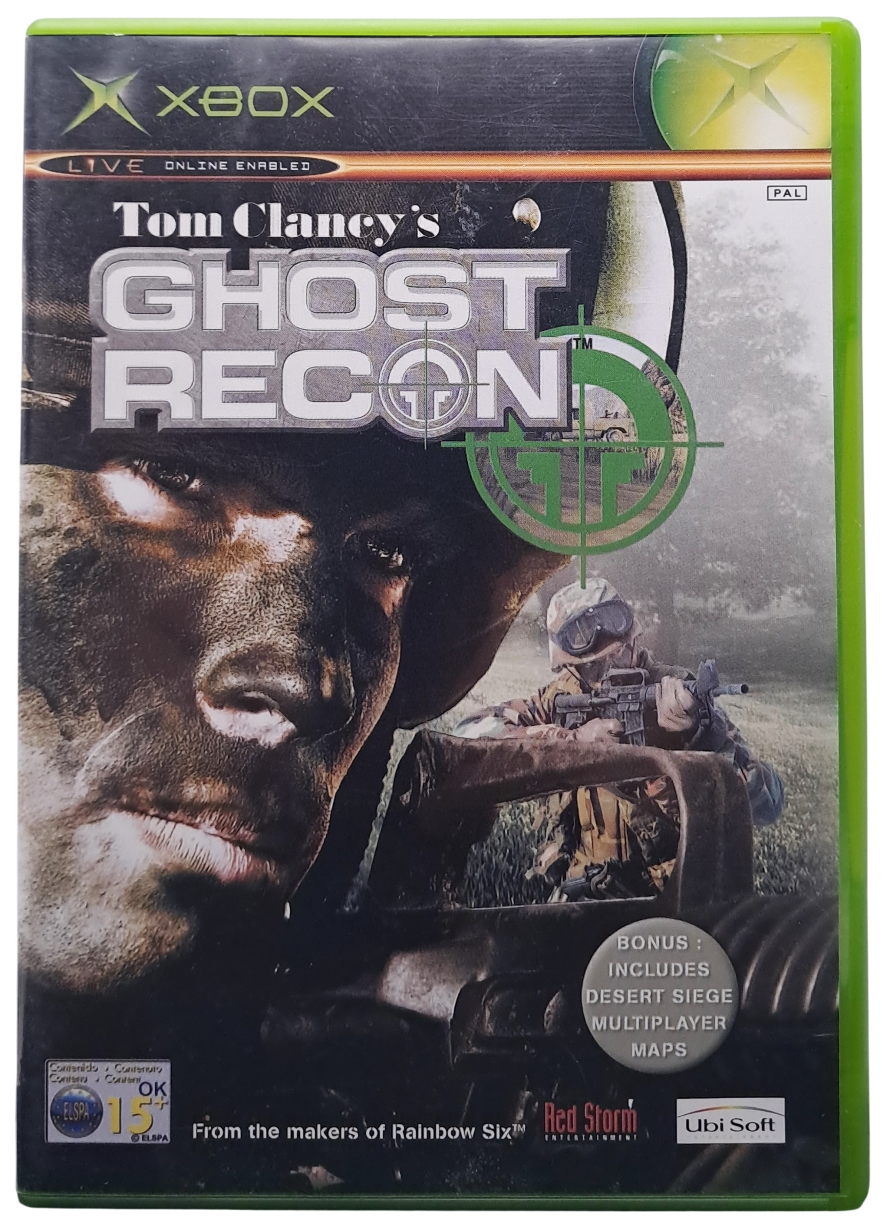 Tom Clancy's Ghost Recon - Xbox original spill