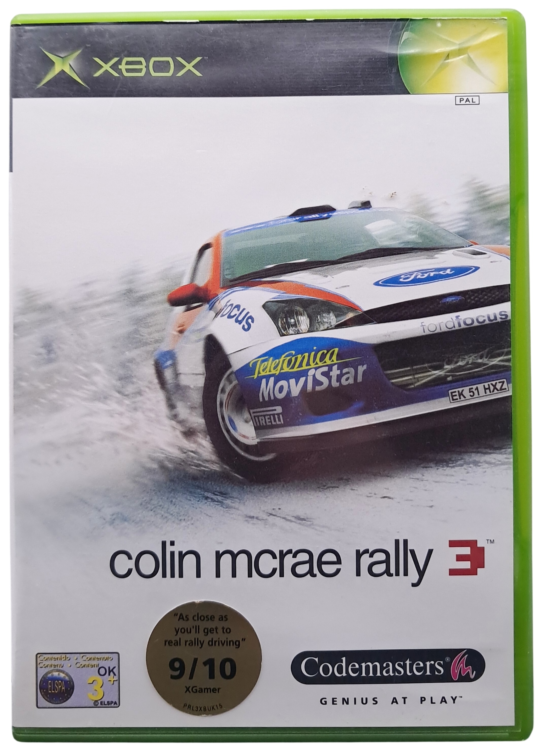 Colin Mcrae Rally 3 - Xbox original spill