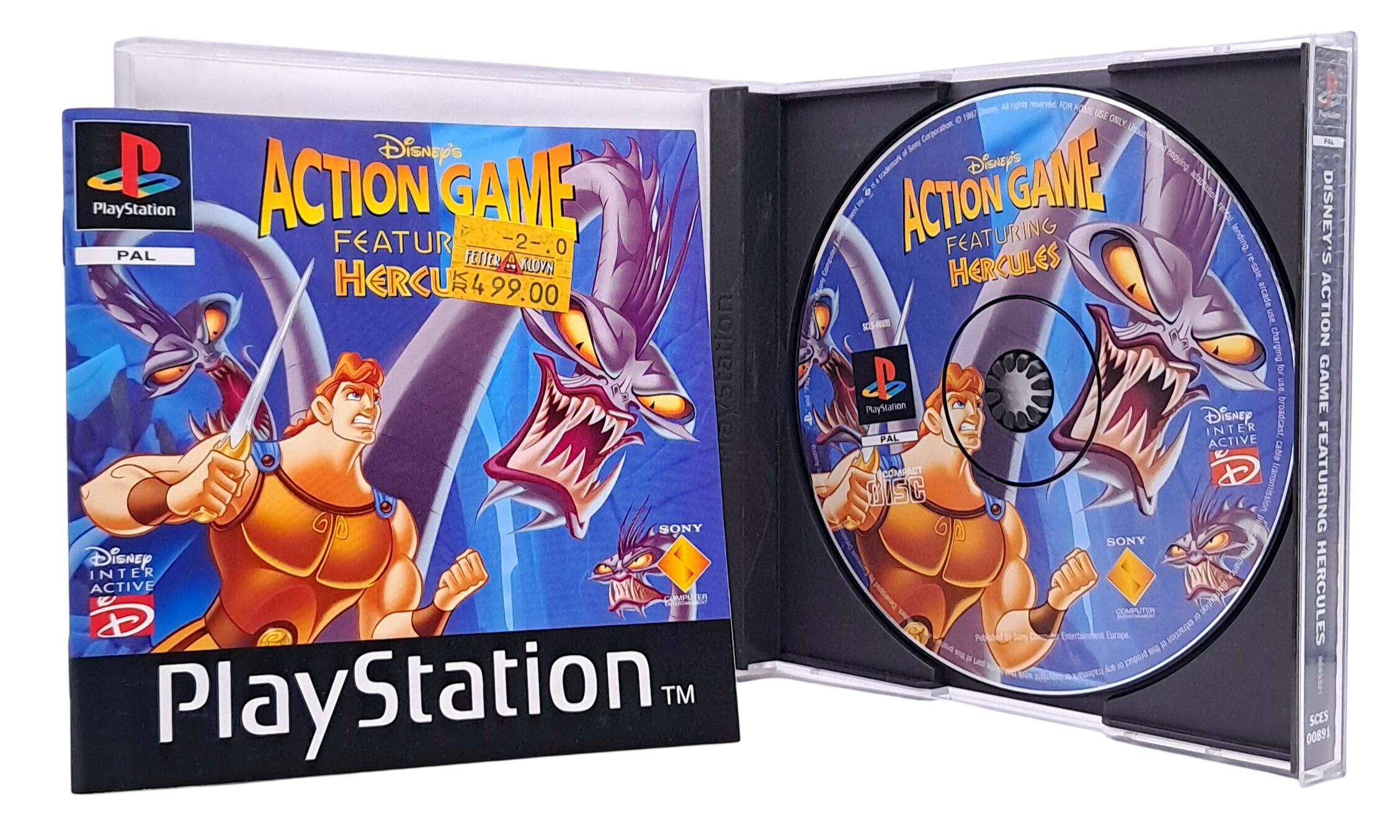 Disney's action game - Featuring Hercules - Playstation 1 spill (PS1)
