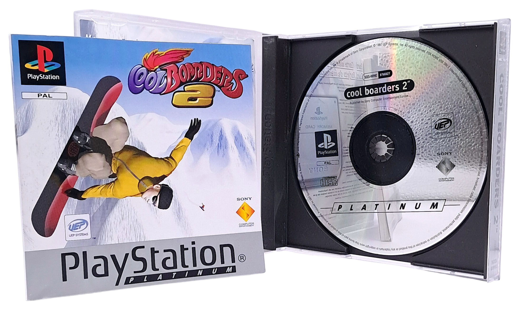 Cool Boarders 2 (platinum) - Playstation 1 spill (PS1)