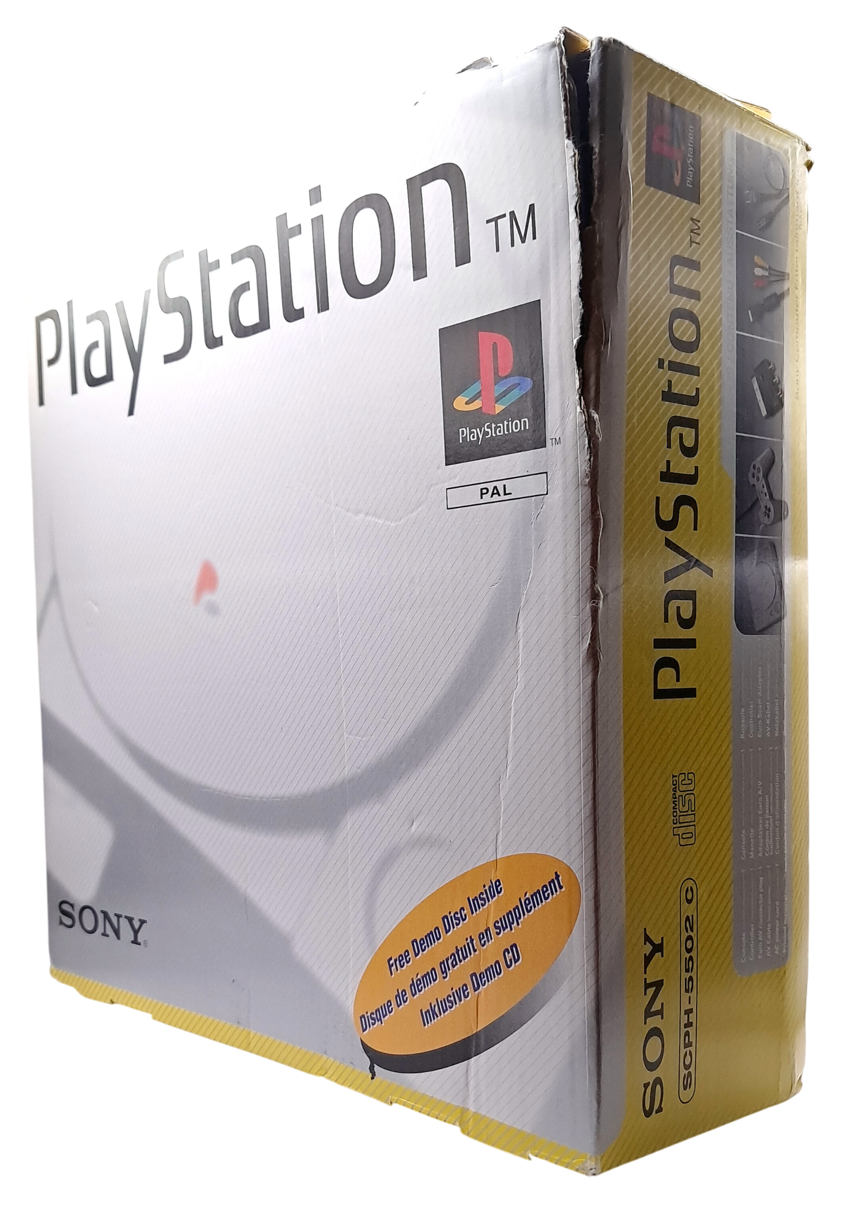 Original grå Sony playstation 1 konsoll (i eske) (PS1)
