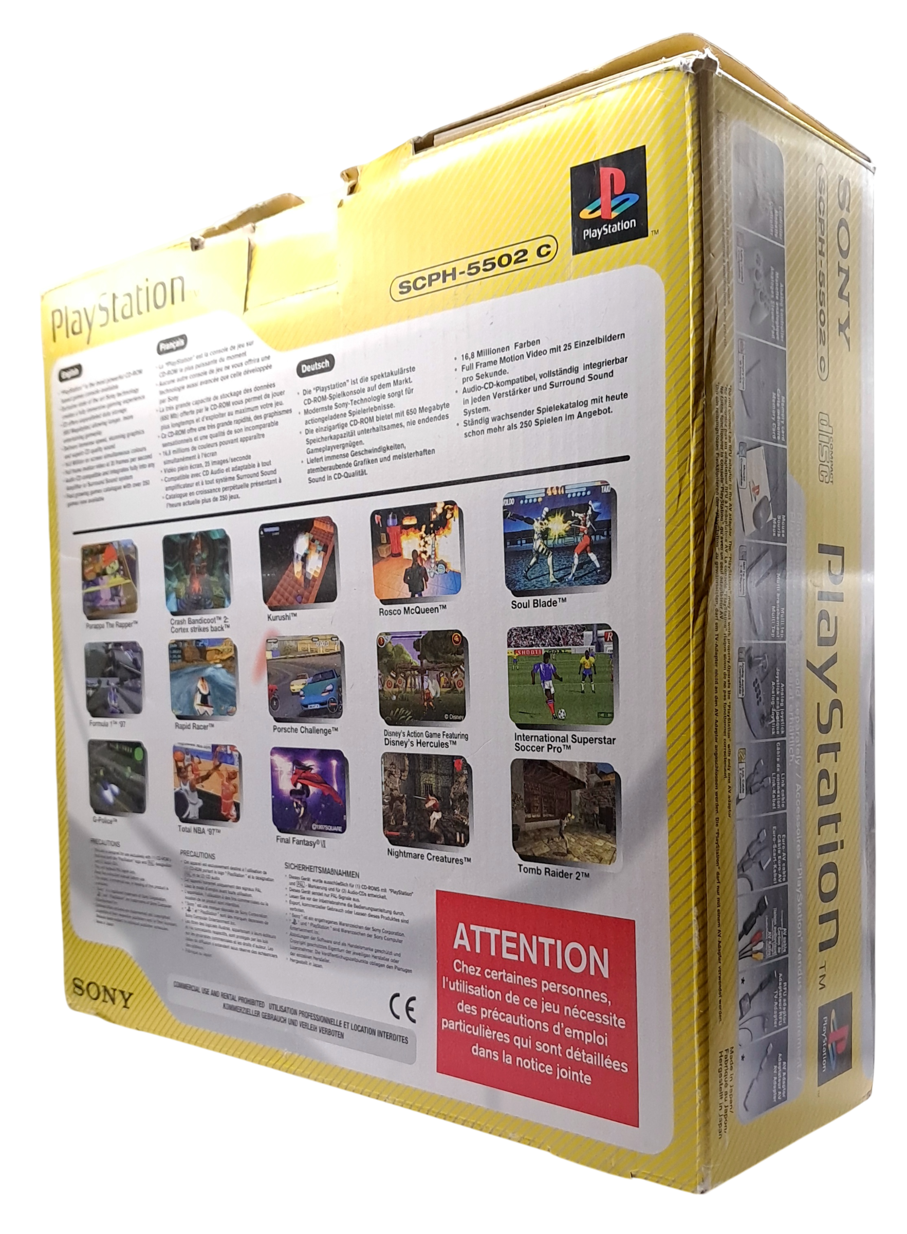 Original grå Sony playstation 1 konsoll (i eske) (PS1)