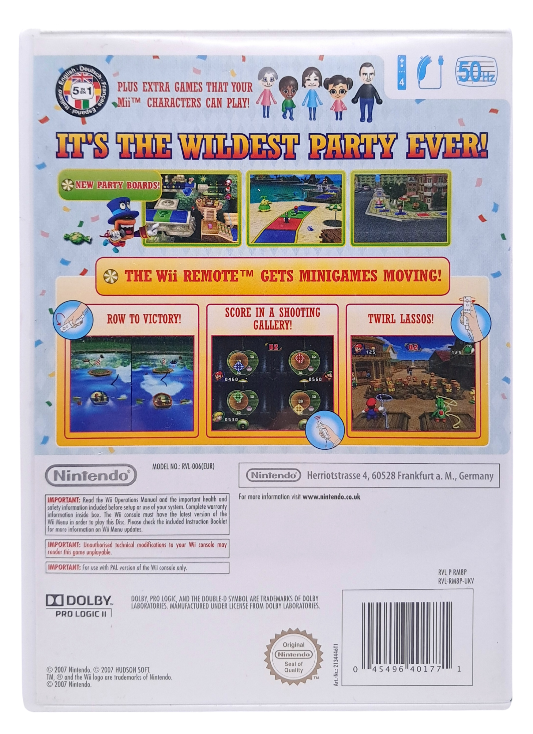 Mario party 8 (nintendo selects) - Nintendo Wii spill