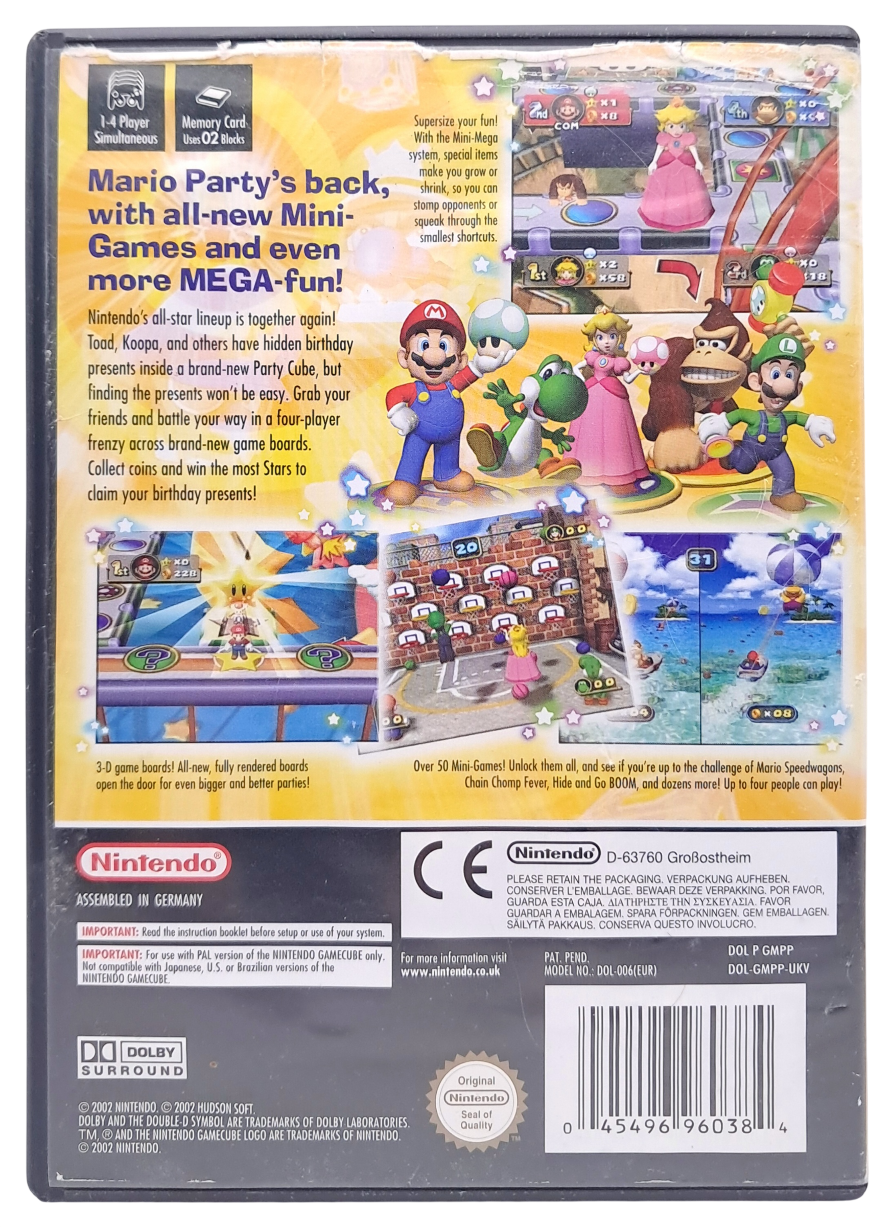Mario party 4 – Nintendo GameCube spill