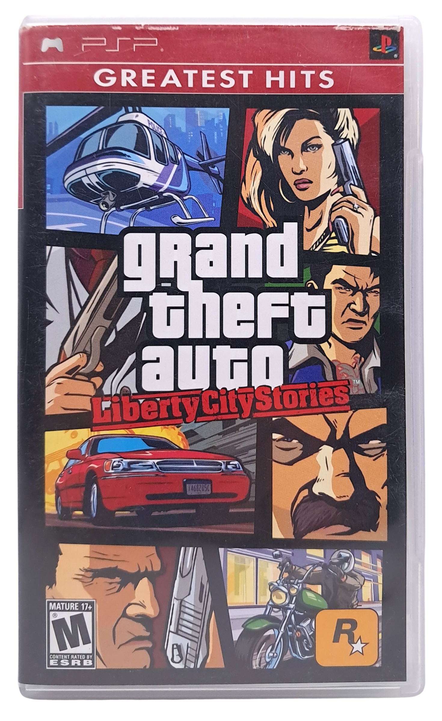 Grand theft auto: Liberty city stories - NTSC (greatest hits)  - Playstation portable spill (PSP)