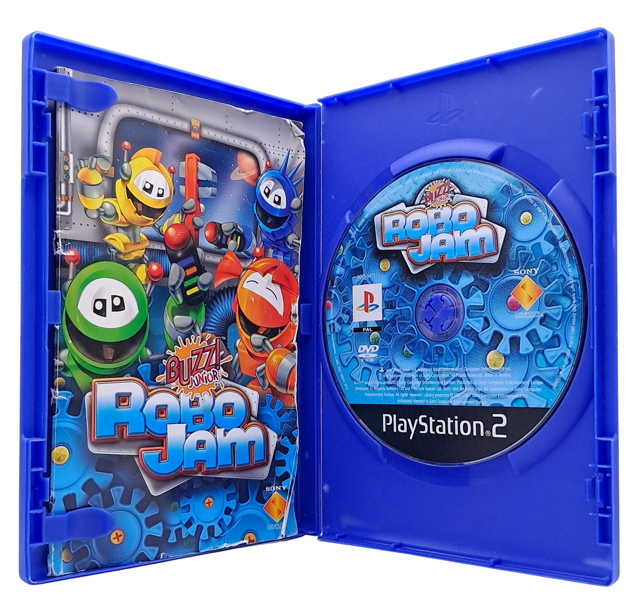 Buzz junior - Robo jam - Playstation 2 spill (PS2)