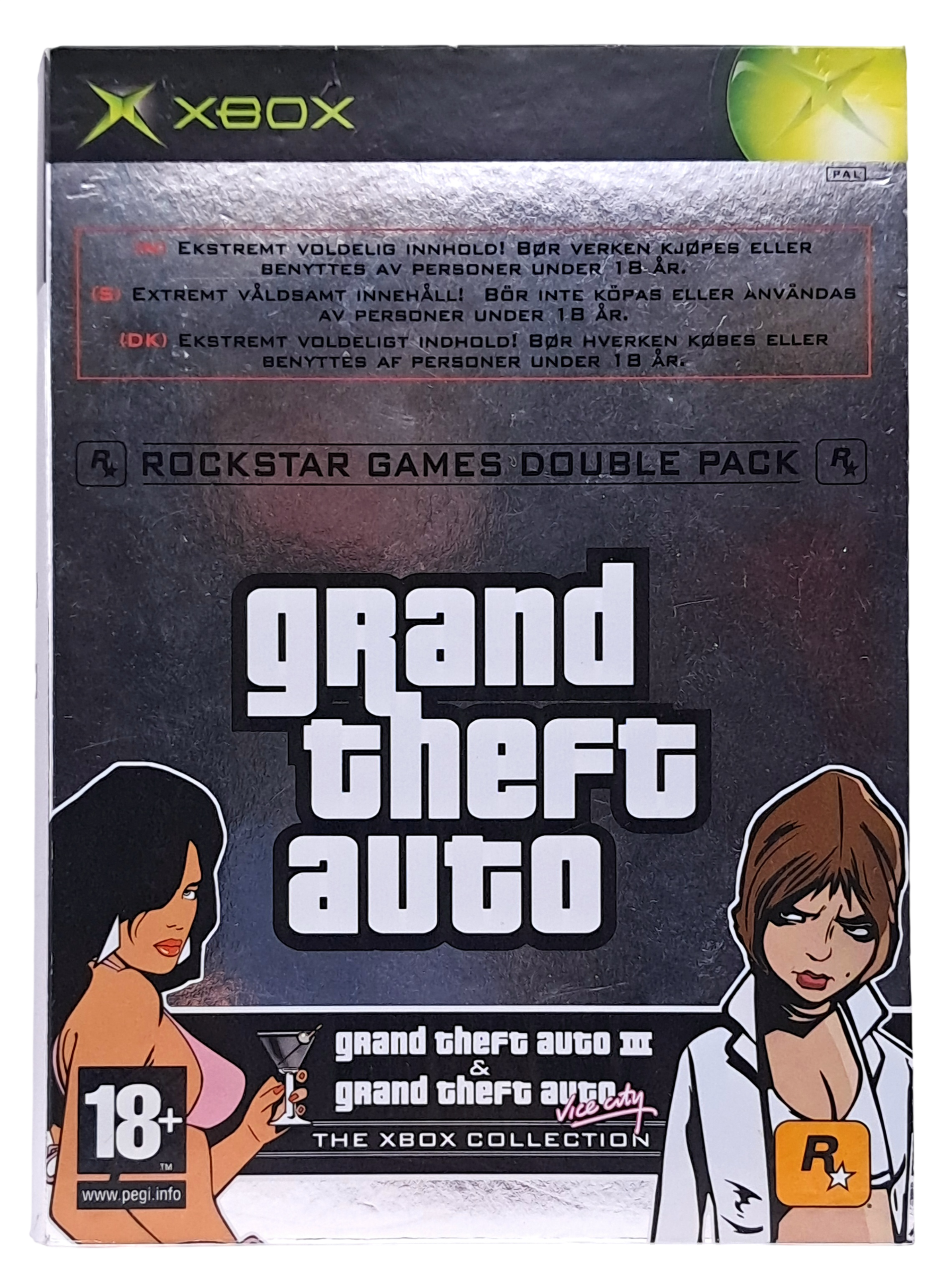 Grand theft auto - The xbox collection (Double pack) - Xbox original spill