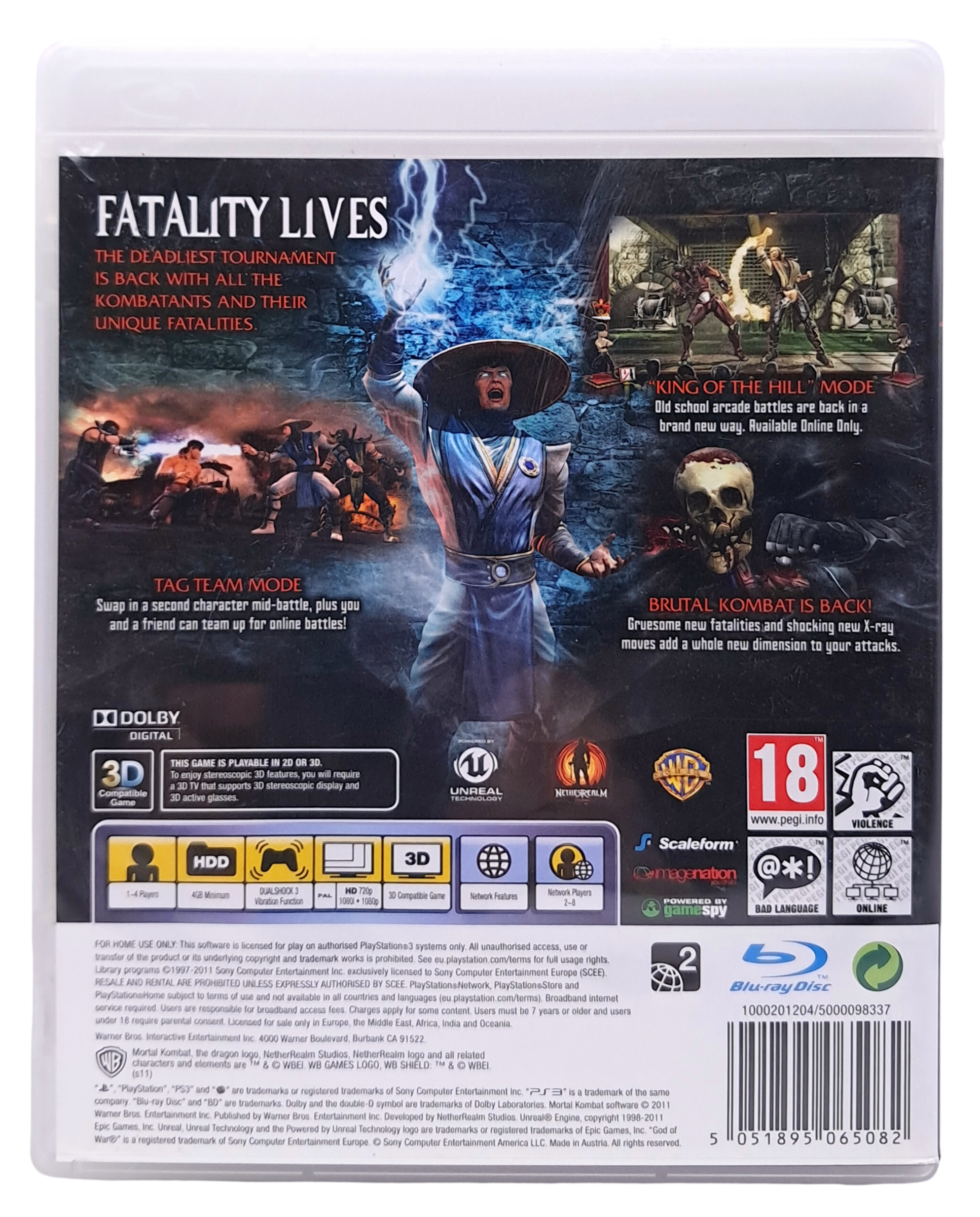 Mortal kombat 9 - Playstation 3 spill (ps3)