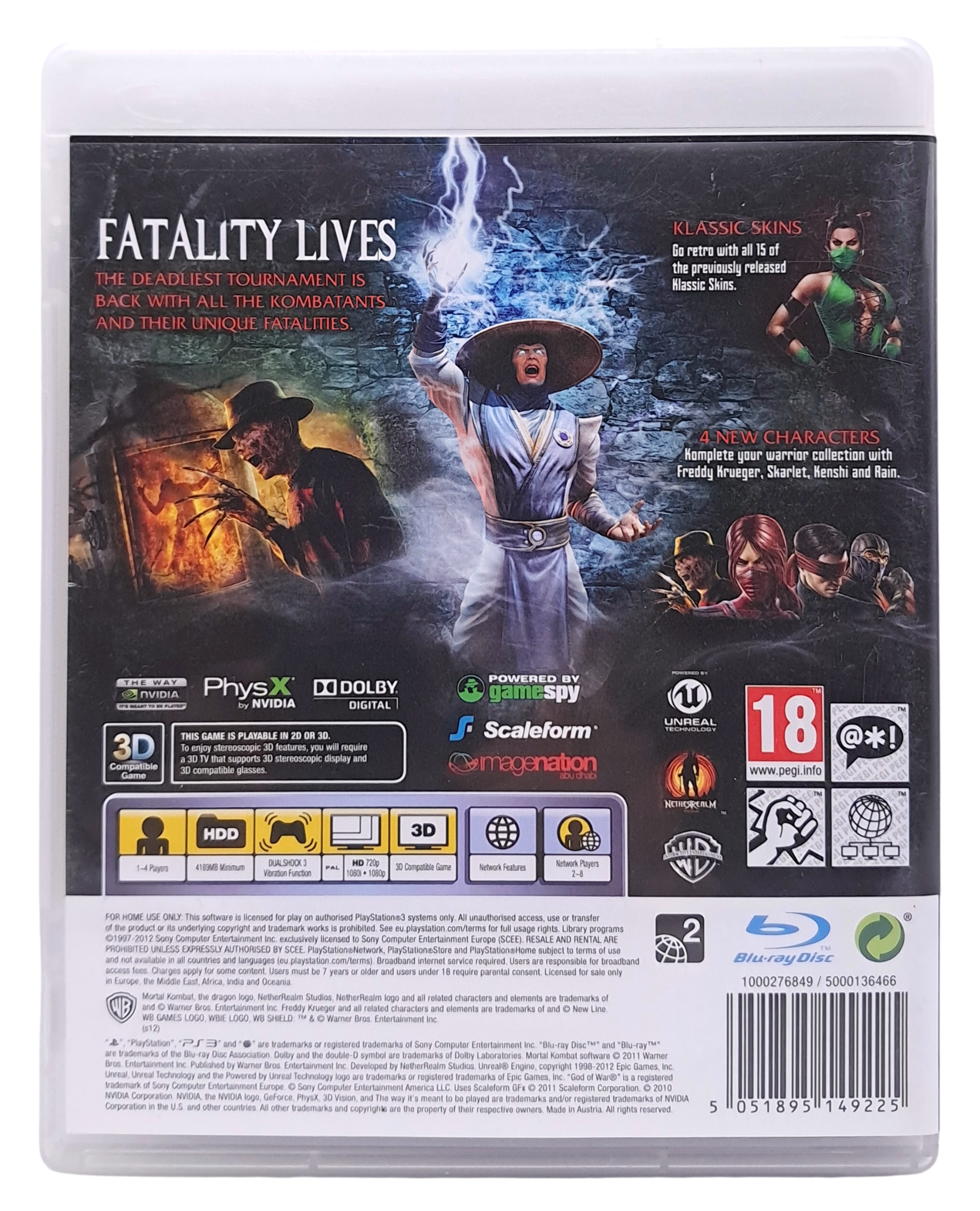 Mortal kombat 9 (komplete edition) - Playstation 3 spill (ps3)