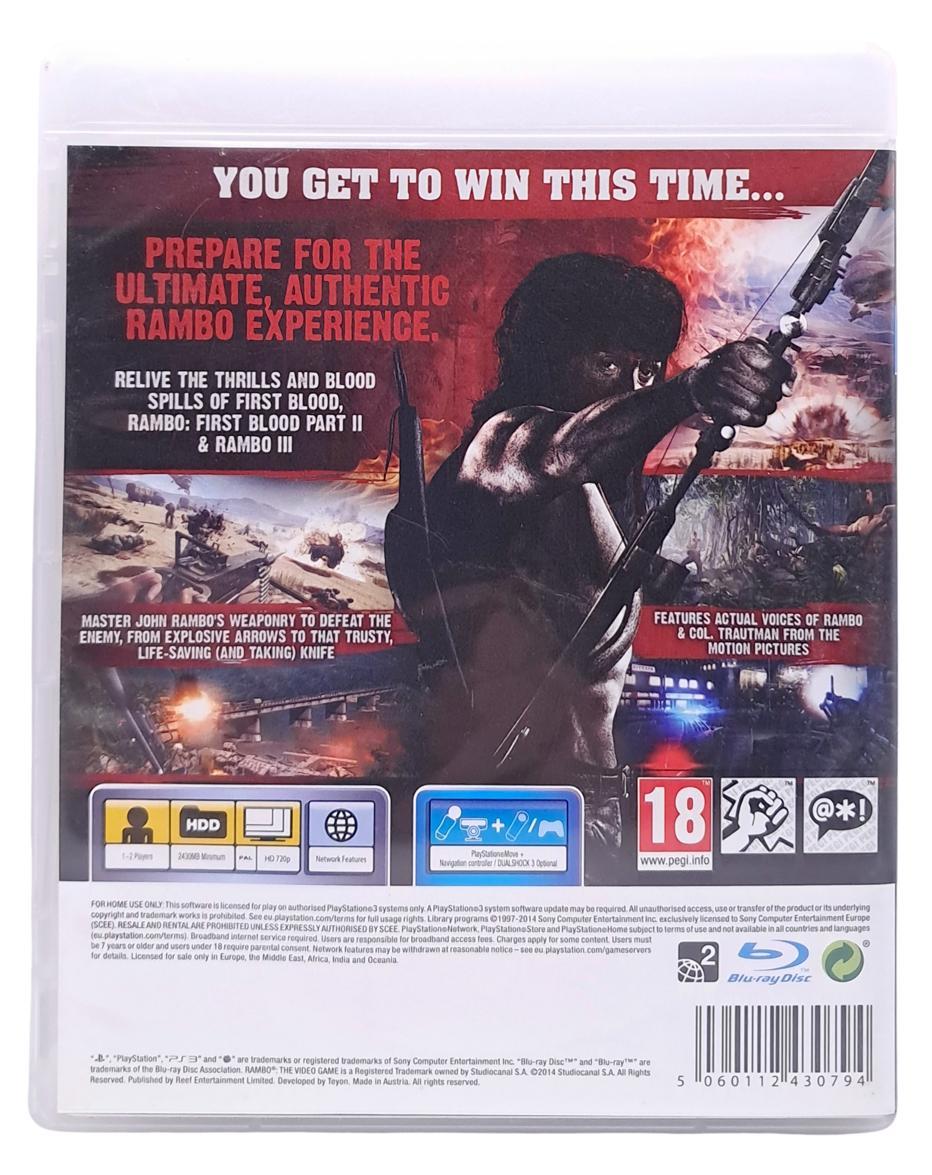 Rambo - The video game - Playstation 3 spill (ps3)