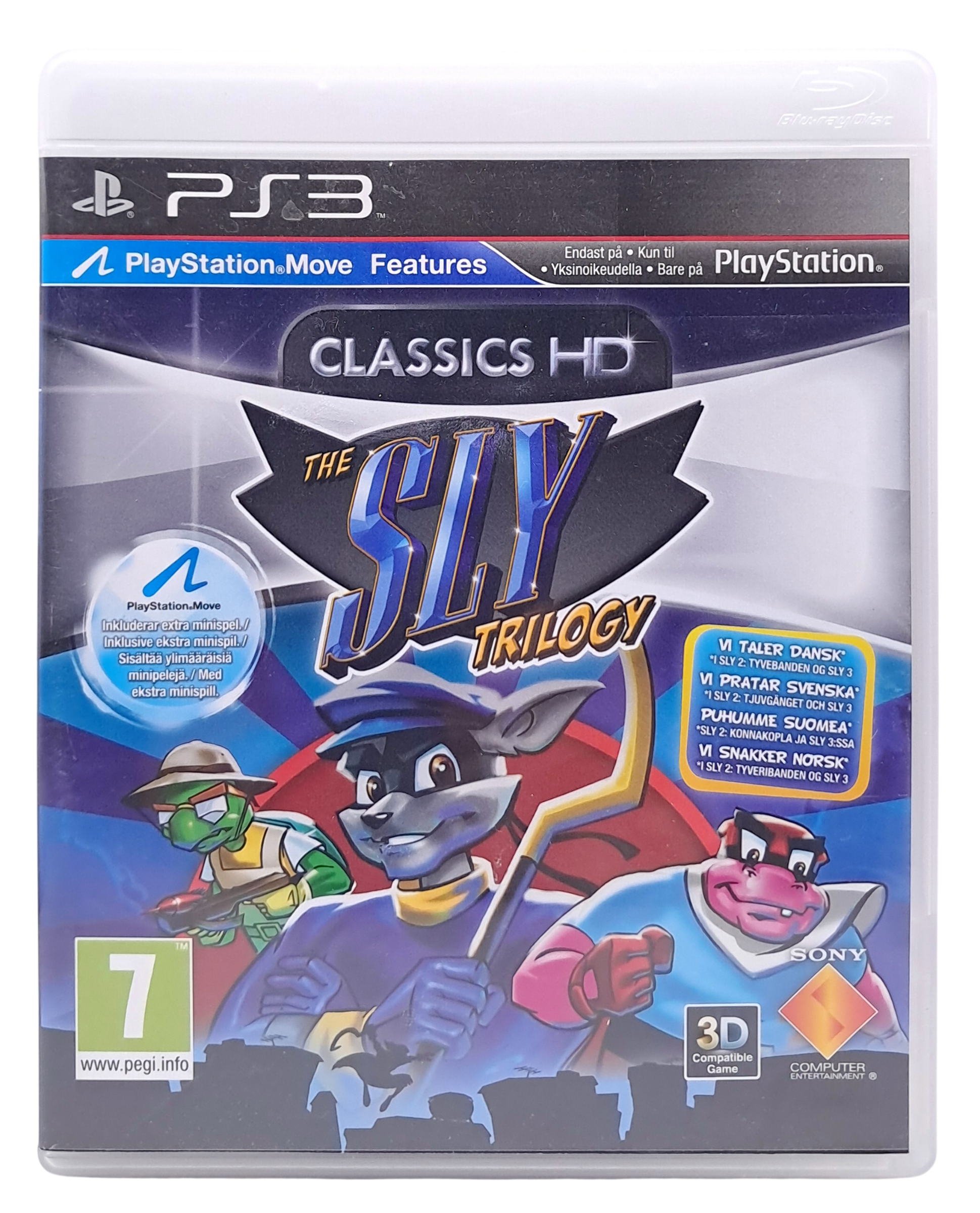 The sly trilogy (classics HD) - Playstation 3 spill (ps3)