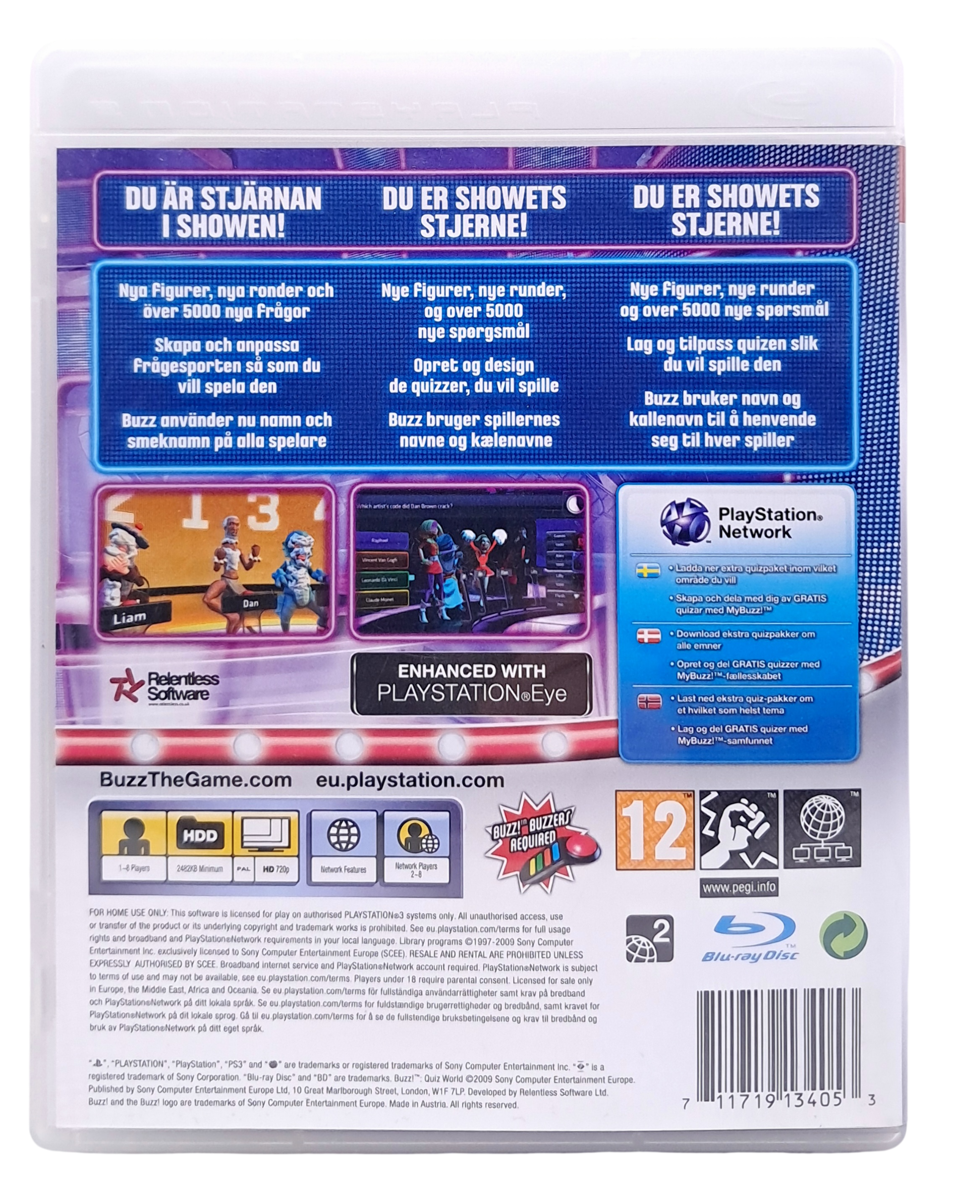 Buzz! Quiz world - Playstation 3 spill (ps3)