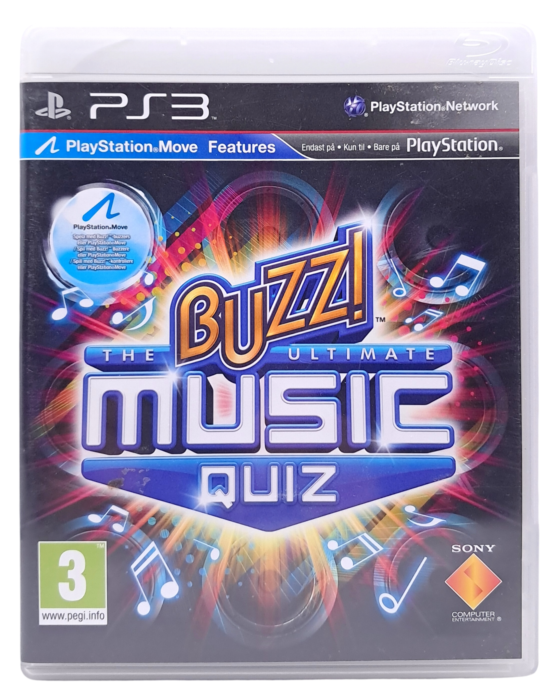 Buzz! The ultimate music quiz - Playstation 3 spill (ps3)