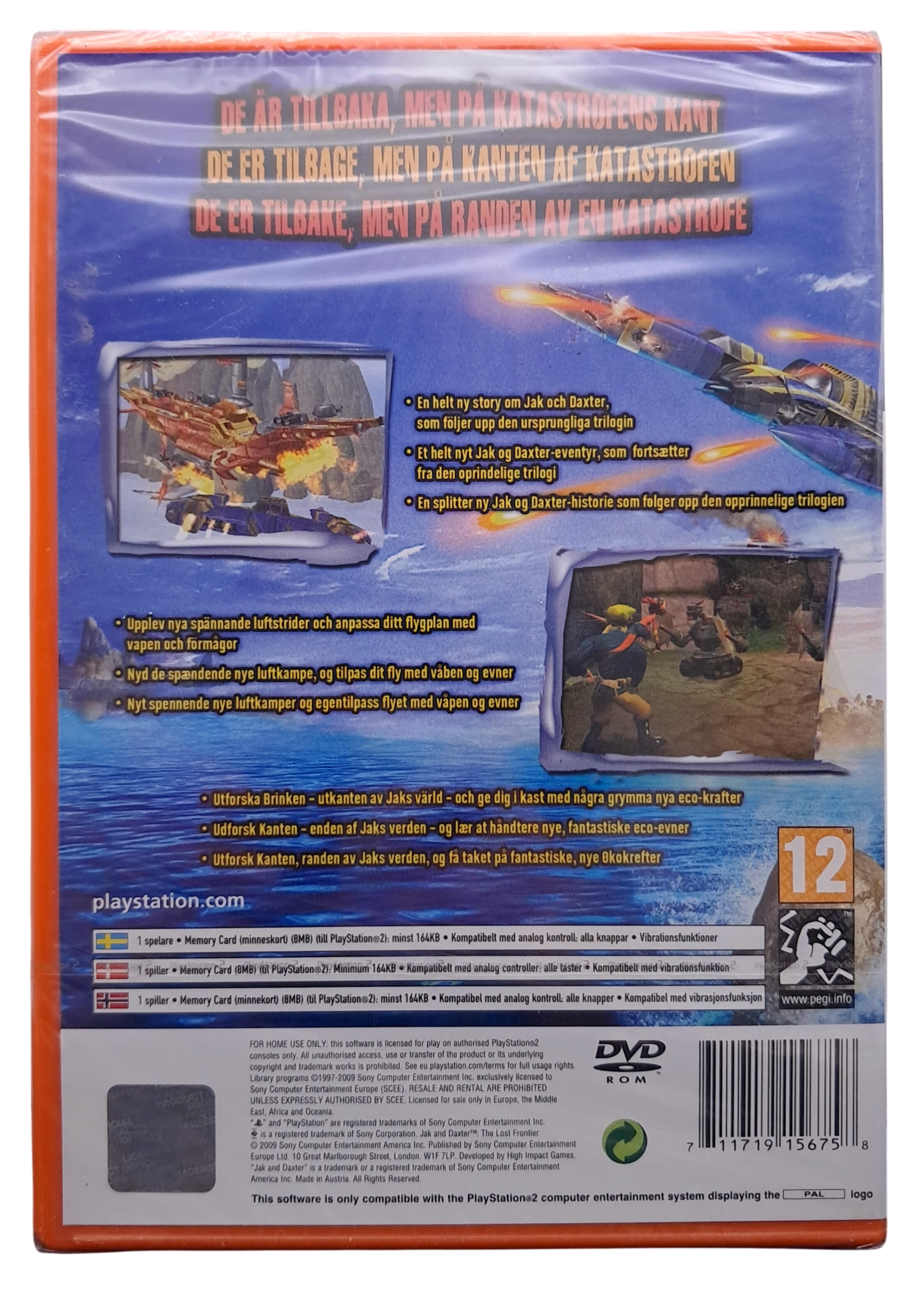 Jak and Daxter - The lost frontier (nytt) - Playstation 2 spill (PS2)