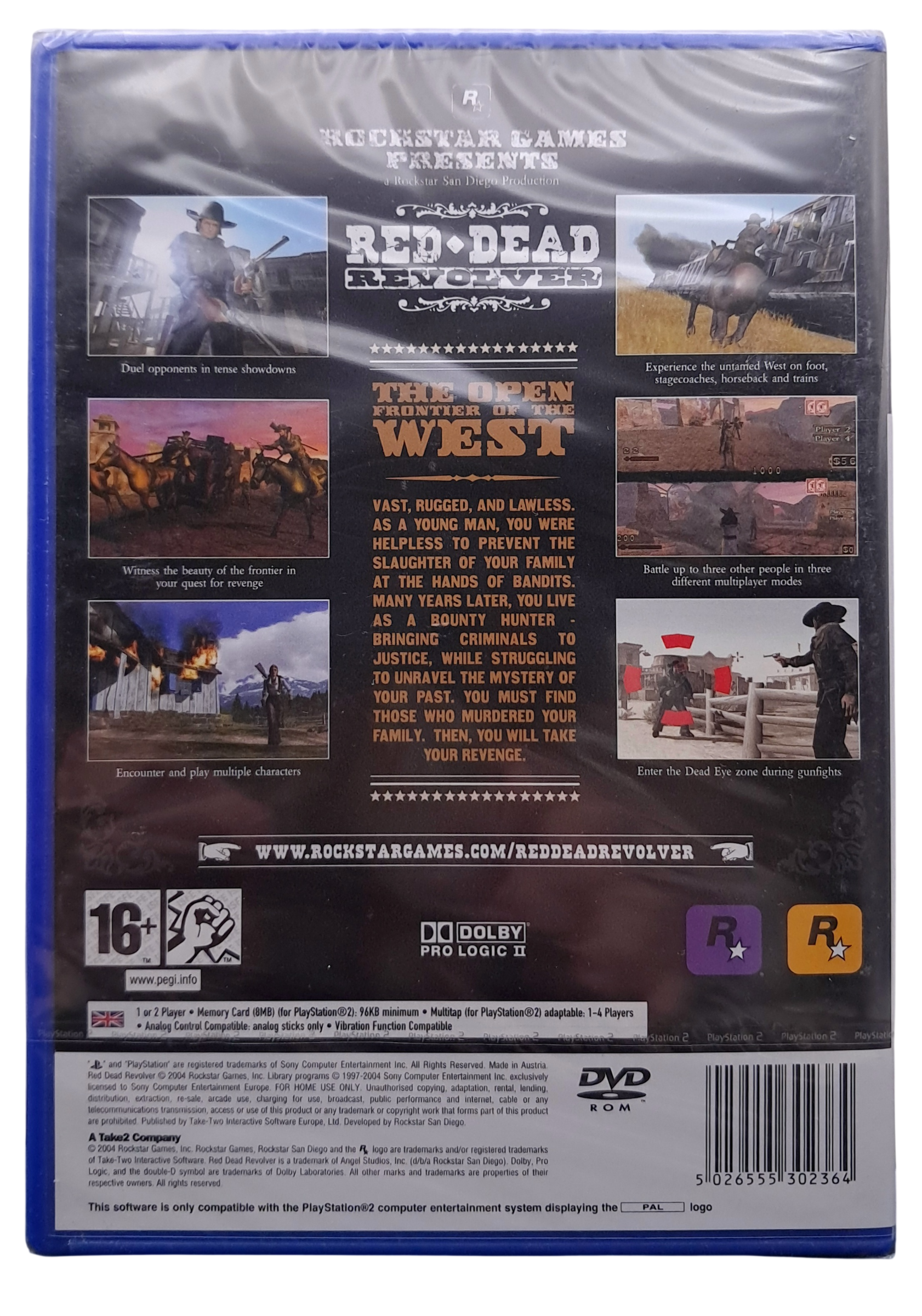 Red dead revolver (nytt) - Playstation 2 spill (PS2)
