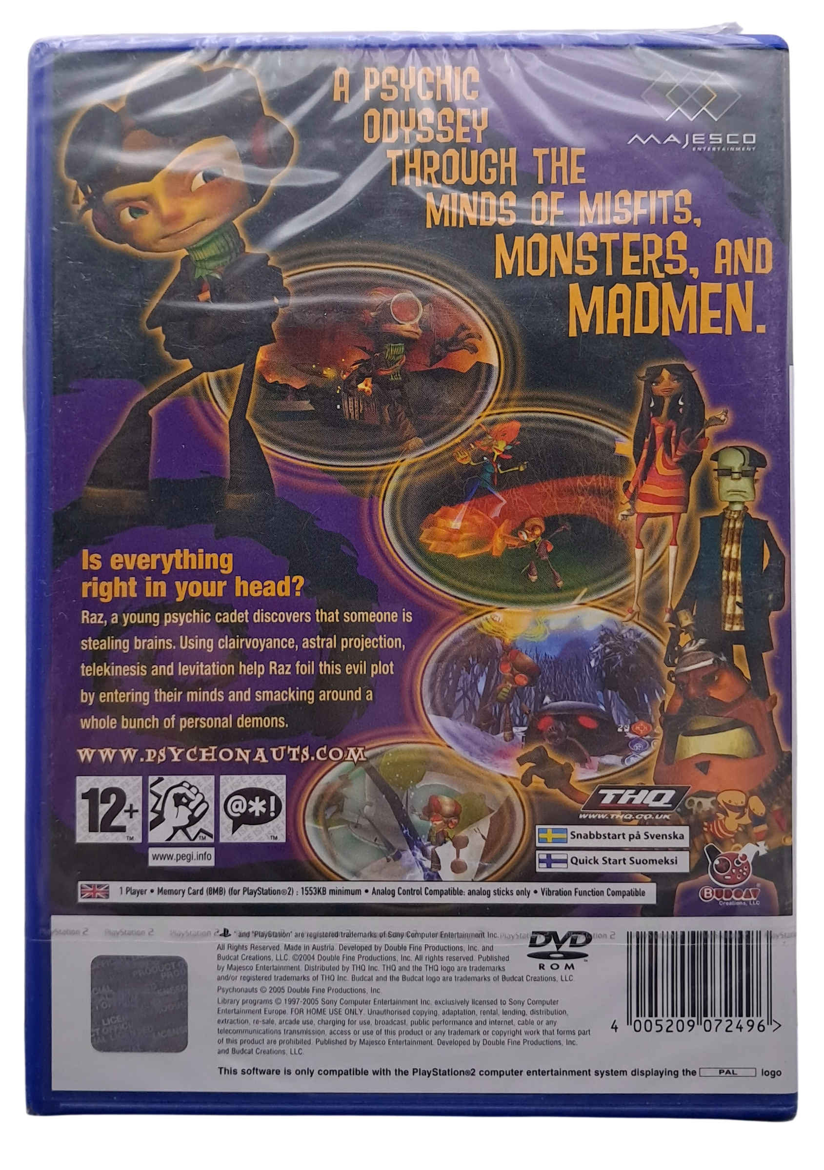 Psychonauts (nytt) - Playstation 2 spill (PS2)