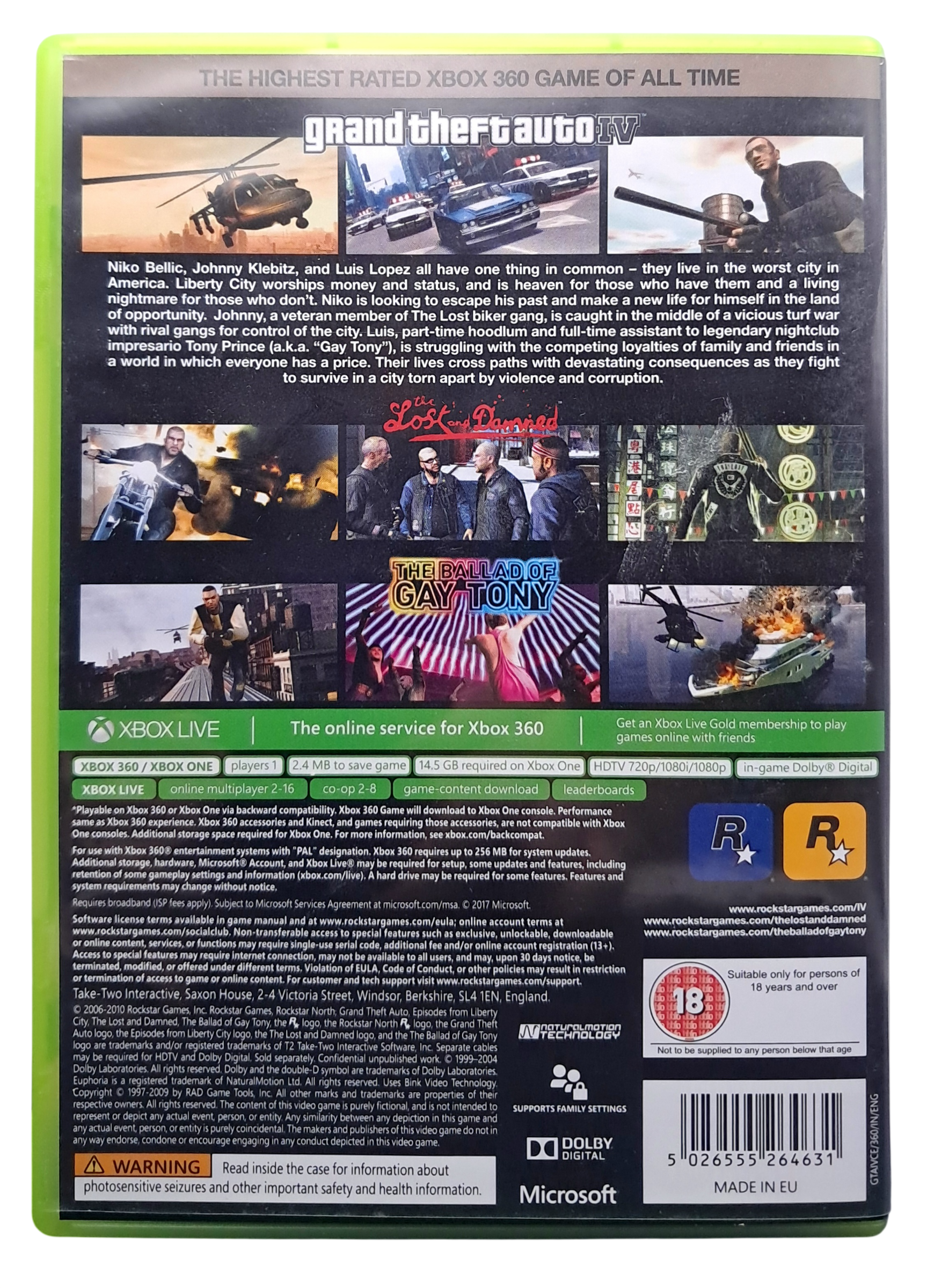 GTA IV: The Complete Edition - Xbox 360 / Xbox One spill