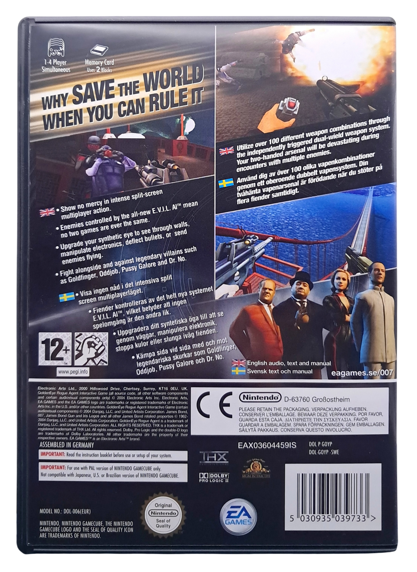 Goldeneye - Rogue agent – Nintendo GameCube spill