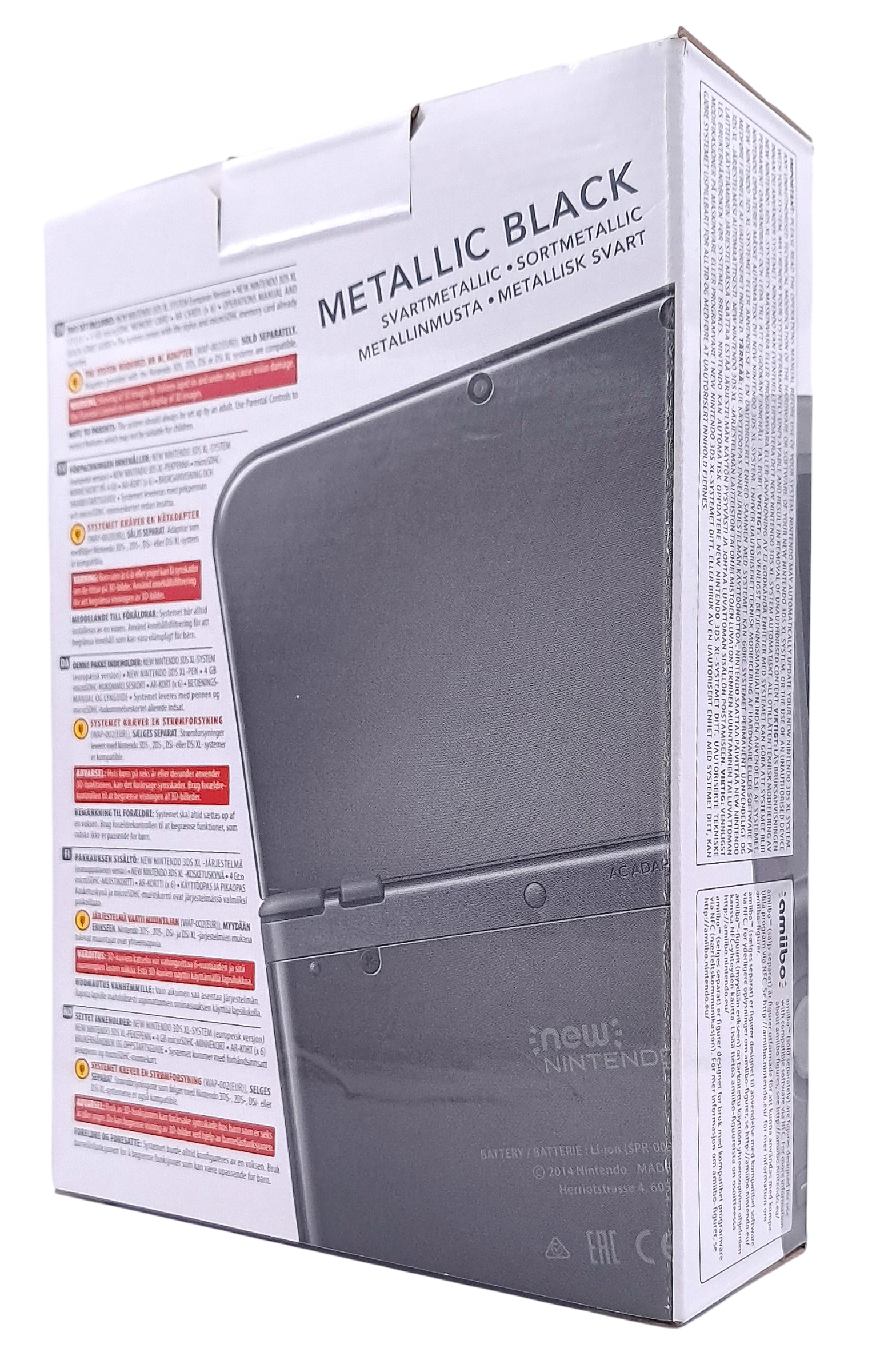 New Nintendo 3DS XL – Metallic Black - Nintendo Håndholdt konsoll