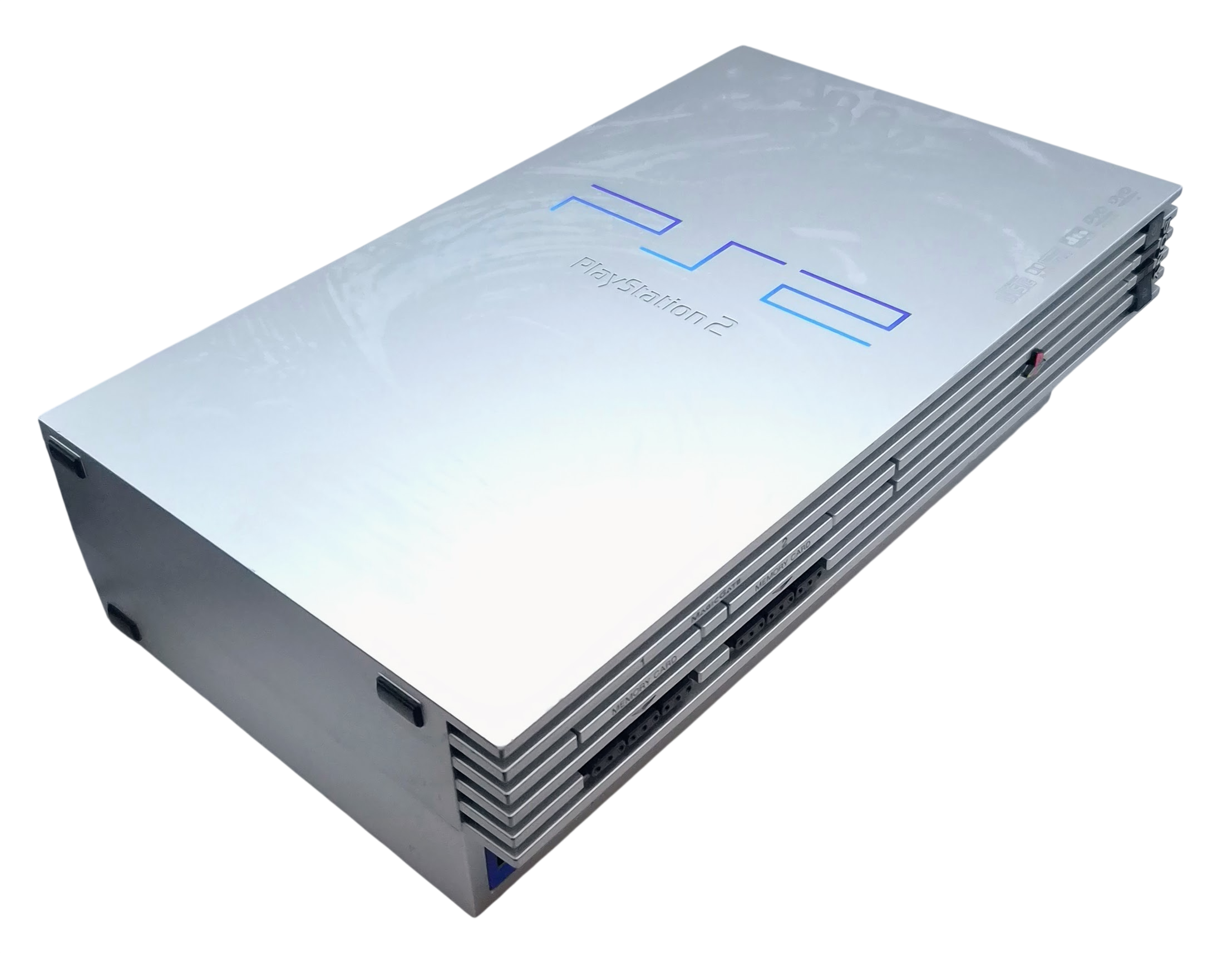 Original silver phat sony playstation 2 konsoll (PS2)