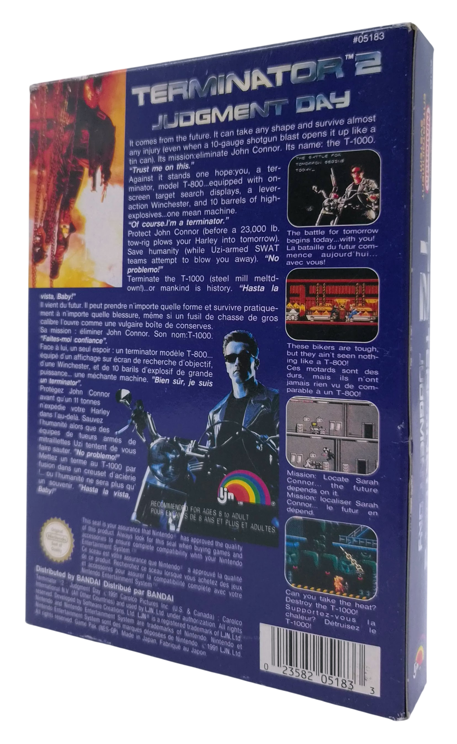 Terminator 2 - Judgement day (i eske) - NES spill