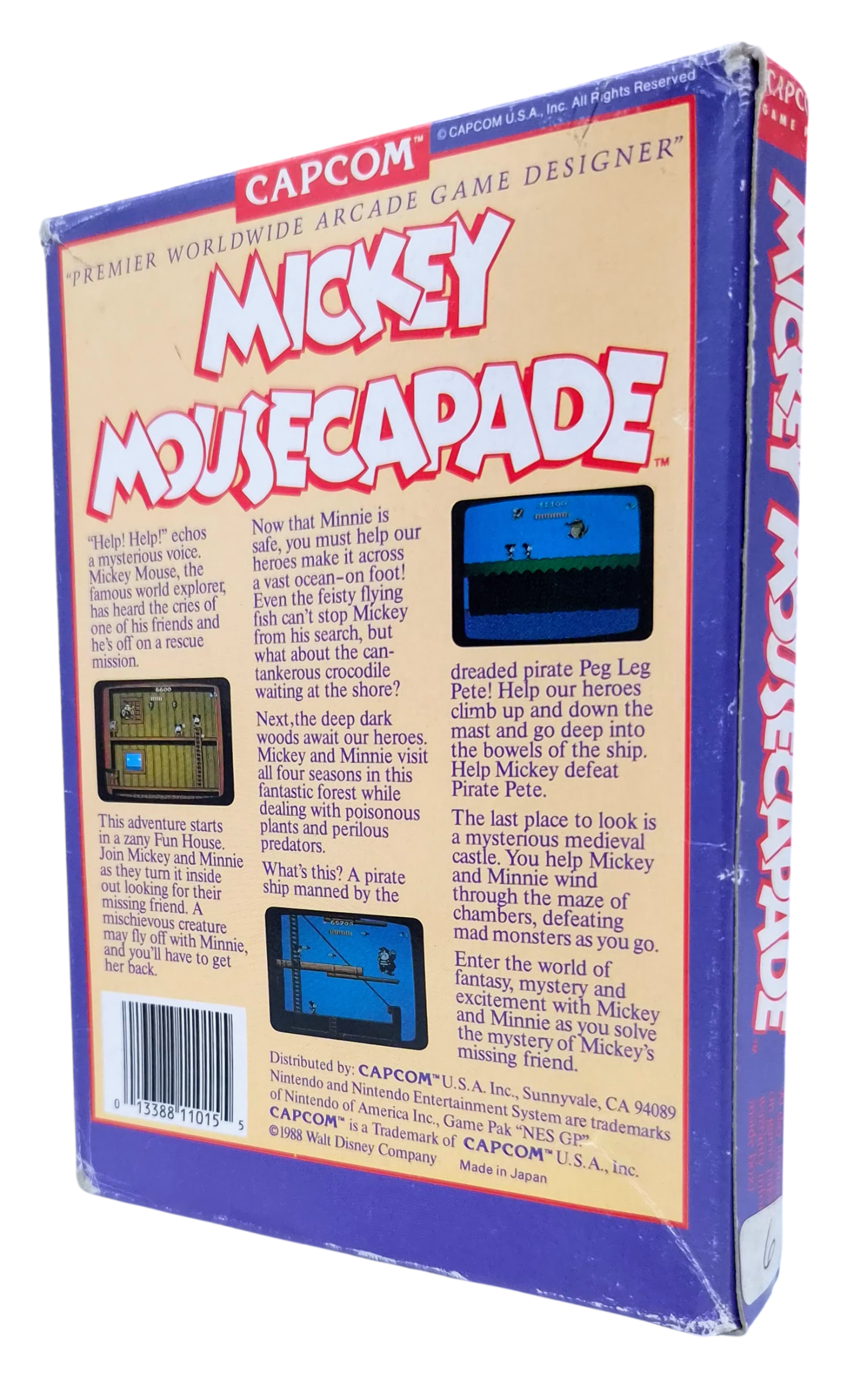 Mickey Mousecapade (USA) (i eske) - Nintendo entertainment system / NES spill