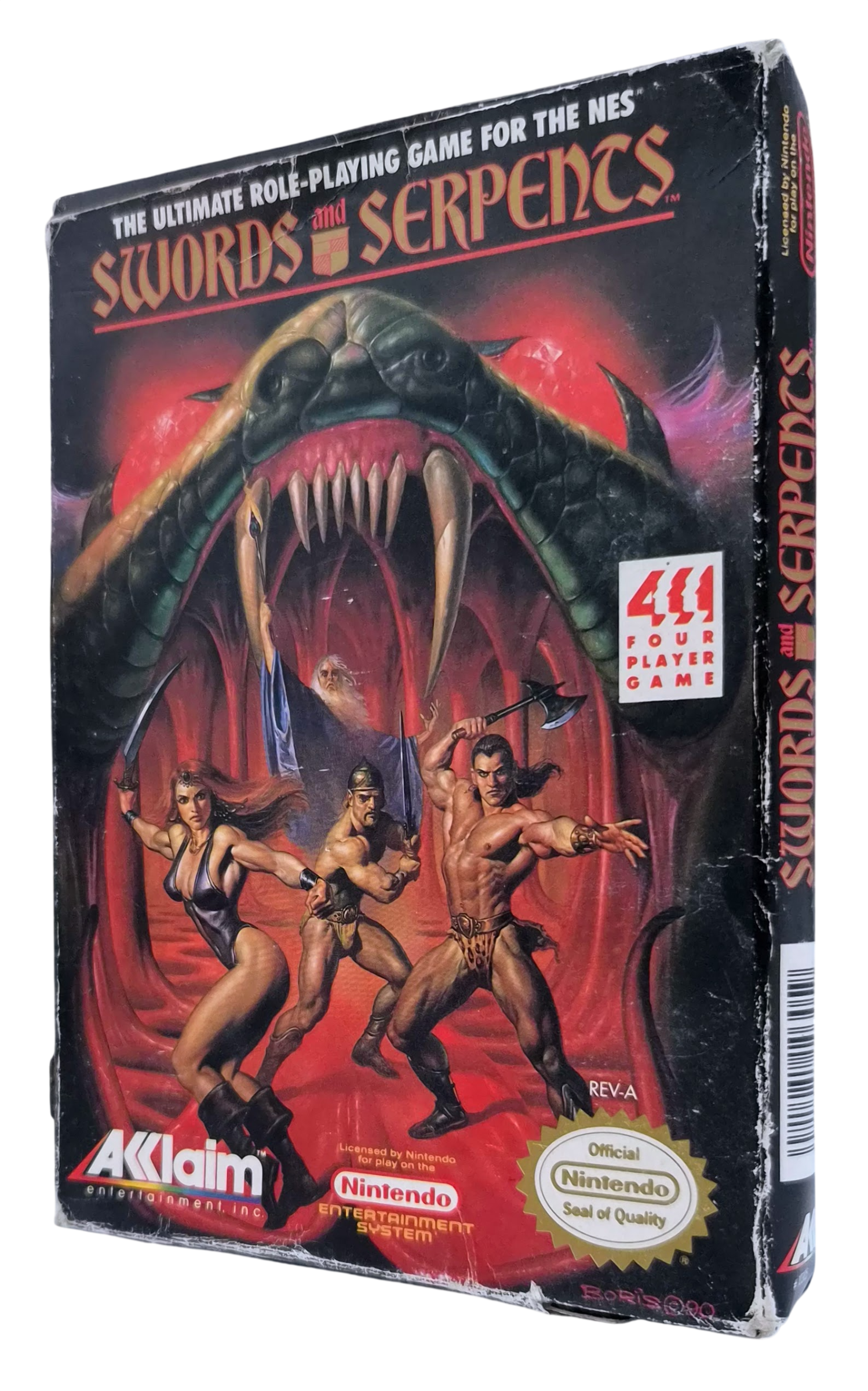 Swords and serpents (USA) (i eske) - Nintendo entertainment system / NES spill