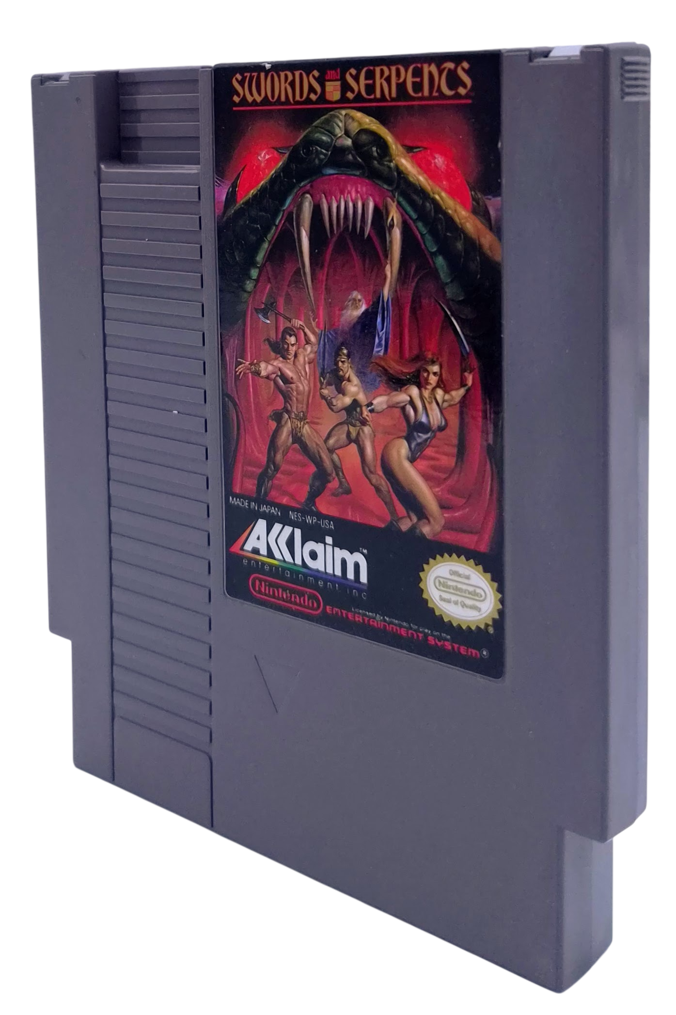 Swords and serpents (USA) (i eske) - Nintendo entertainment system / NES spill