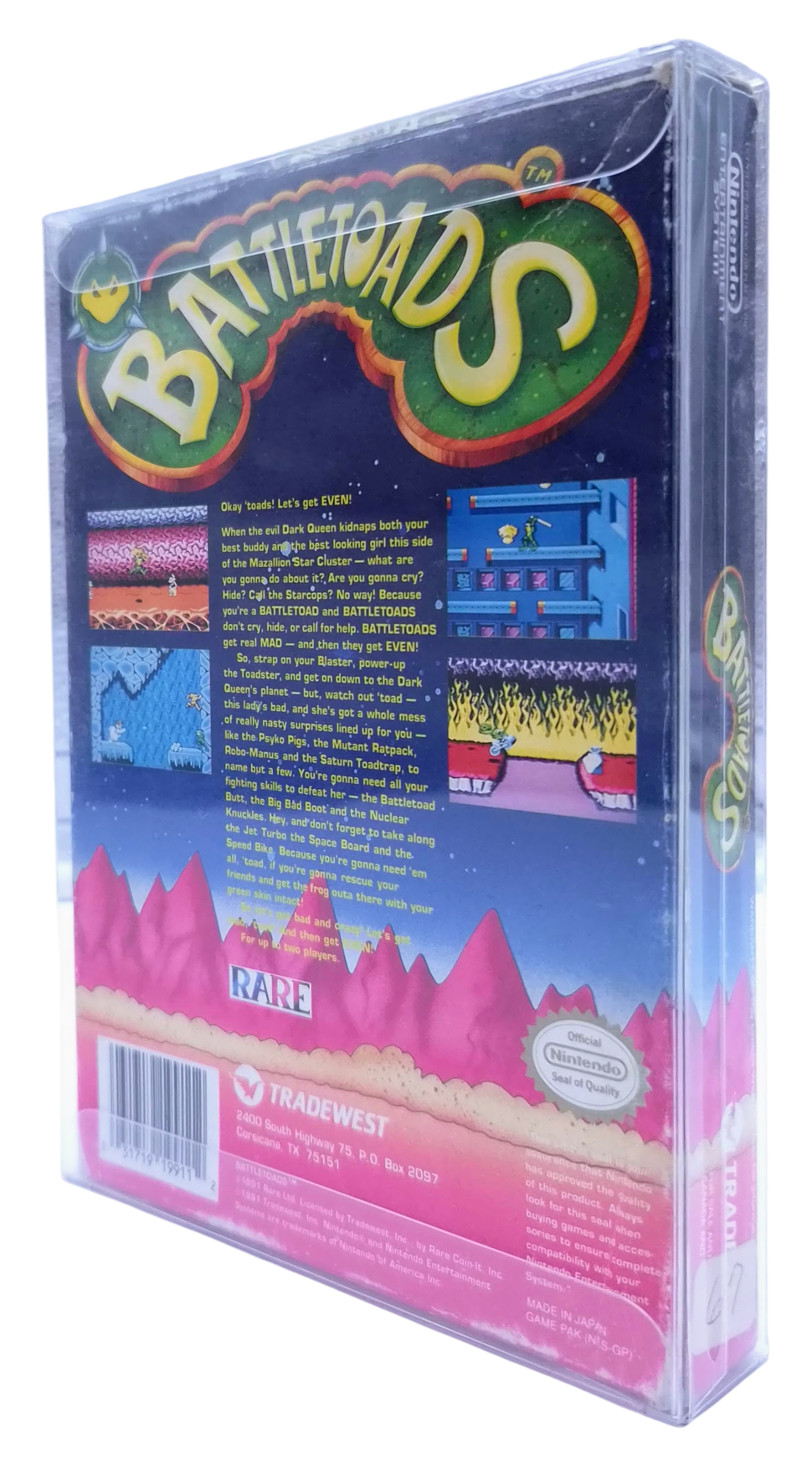 Battletoads (USA) (i eske) - Nintendo entertainment system / NES spill