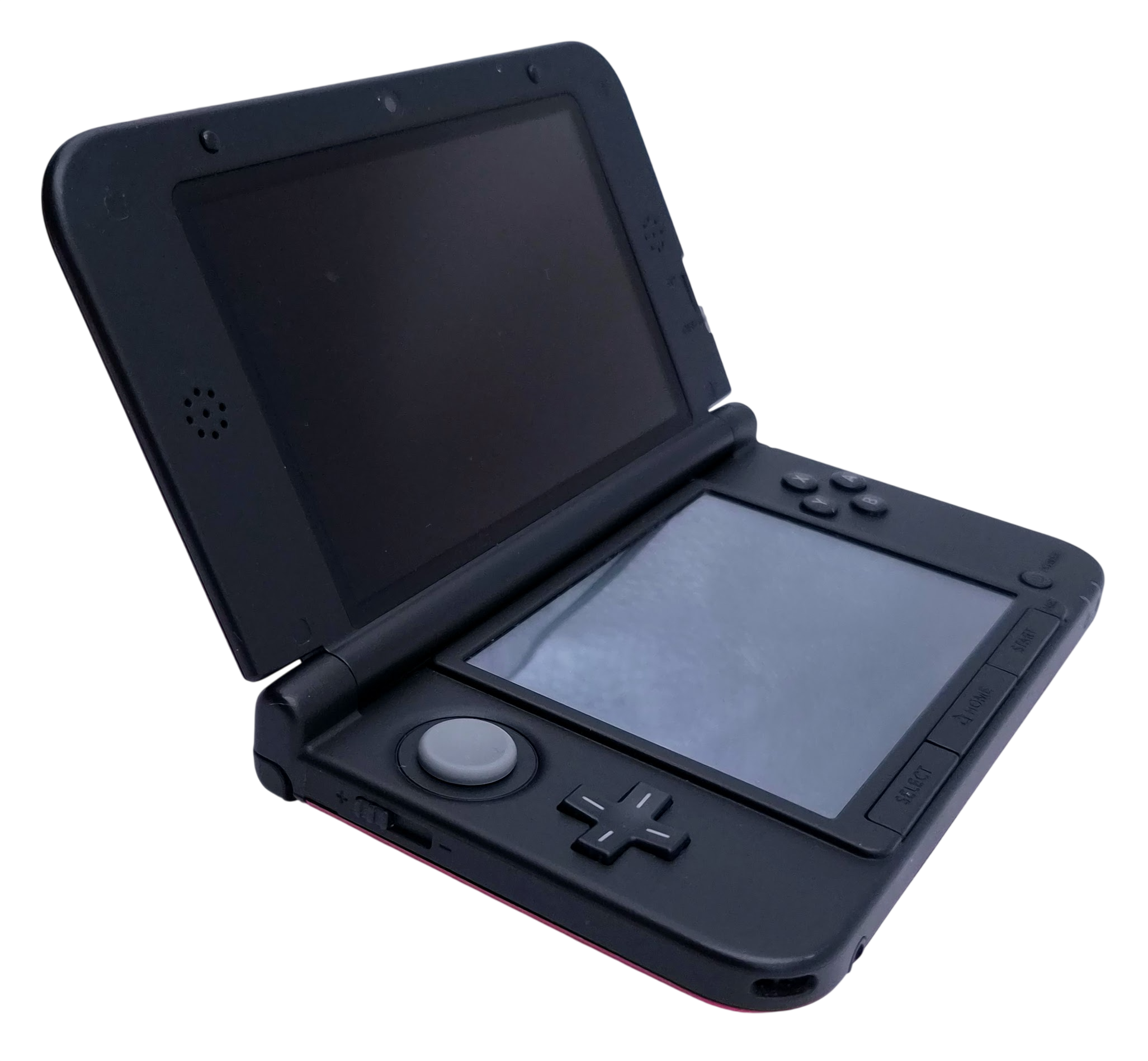 Original rød/svart Nintendo 3DS XL - Håndholdt konsoll