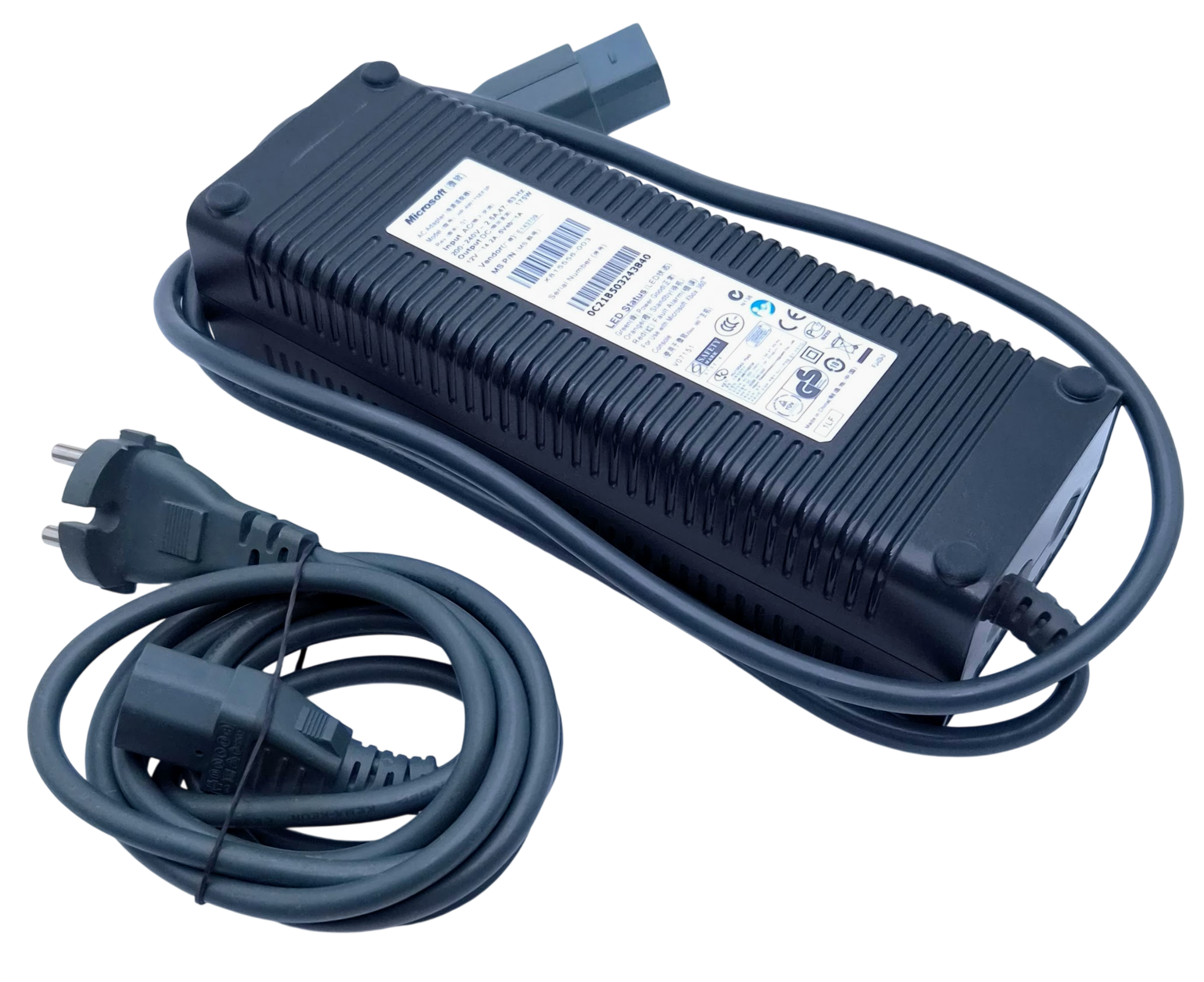 Original Microsoft Strømforsyning (175W) – Xbox 360 phat tilbehør
