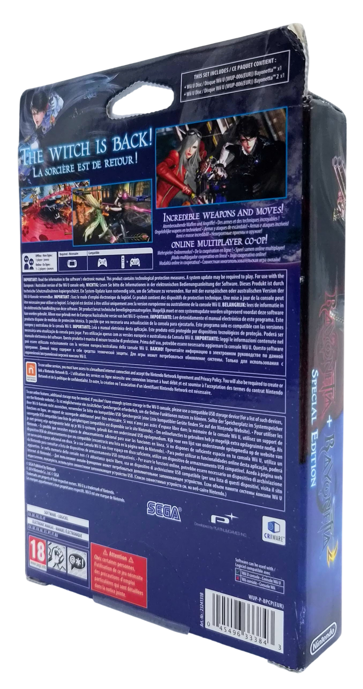 Share Bayonetta 1 & 2 (Special Edition) - Nintendo Wii U spill