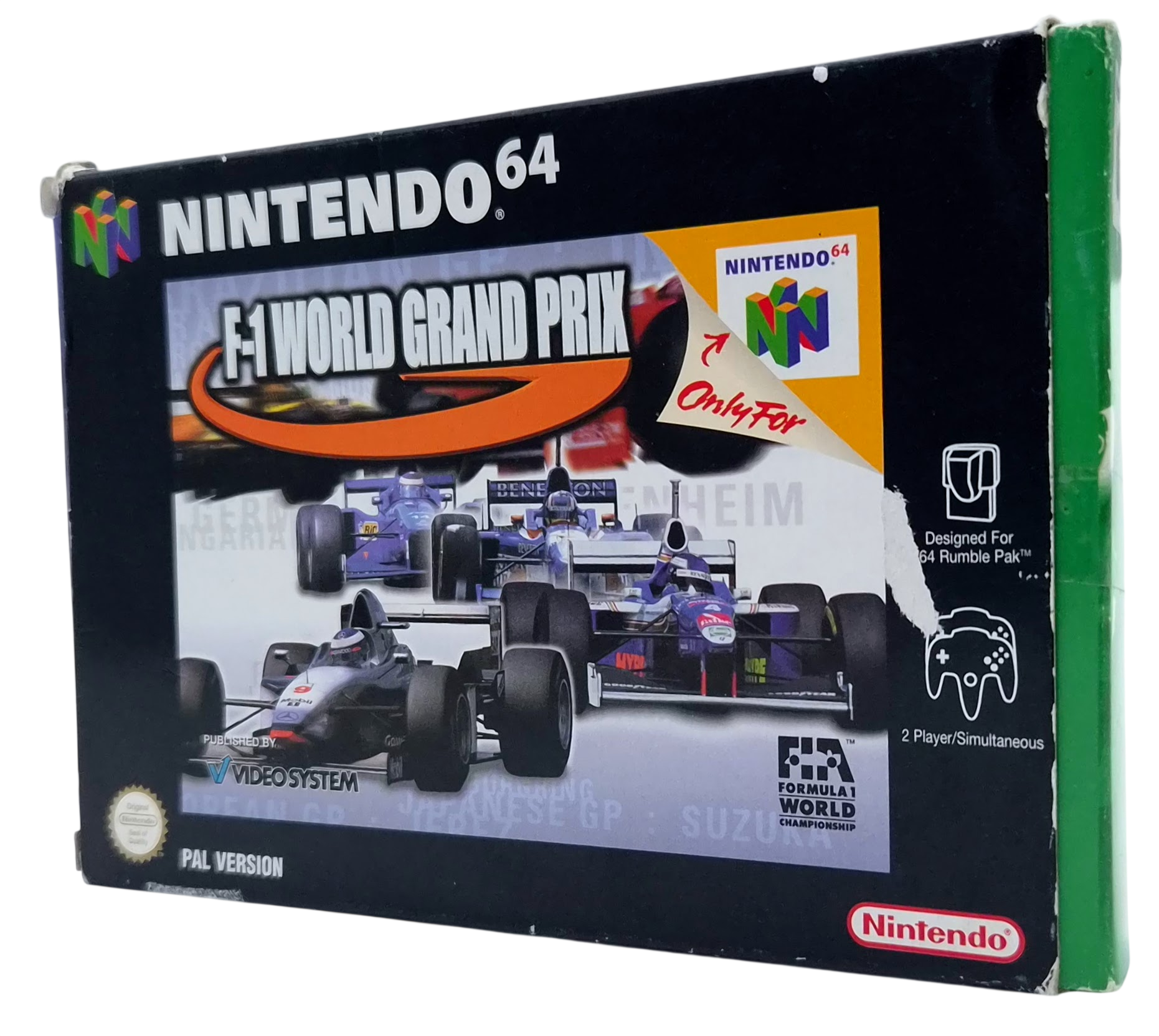 F1 world grand prix - Komplett i eske (CIB) - Nintendo 64 spill (N64)