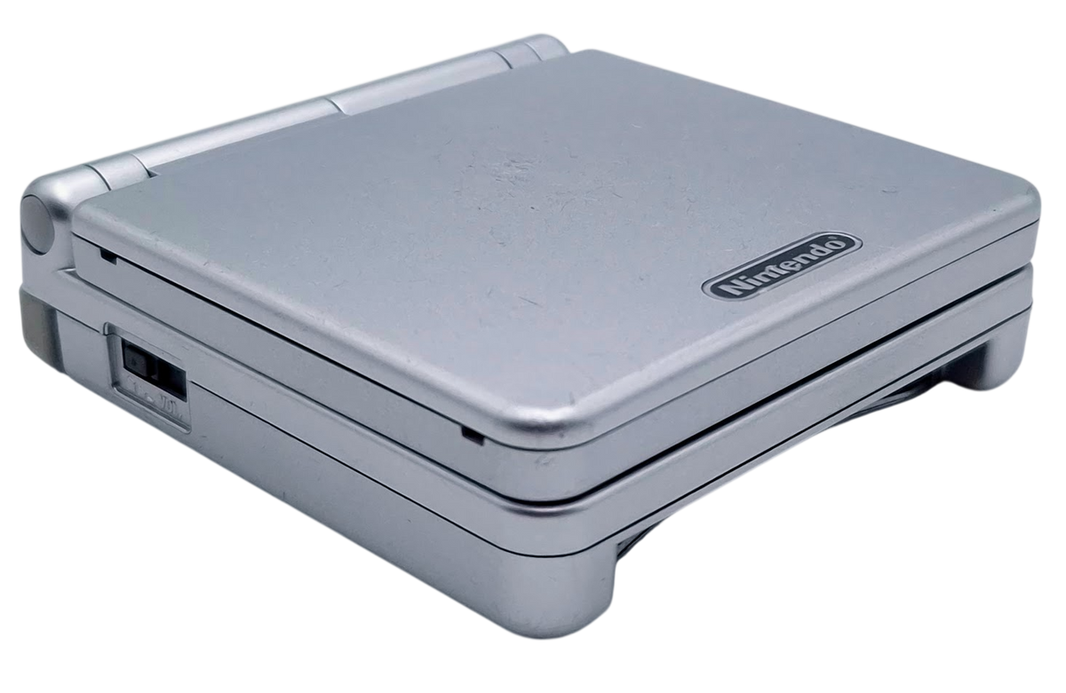 Original silver platinum (sølv) (AGS-001) nintendo Gameboy Advance SP håndholdt konsoll