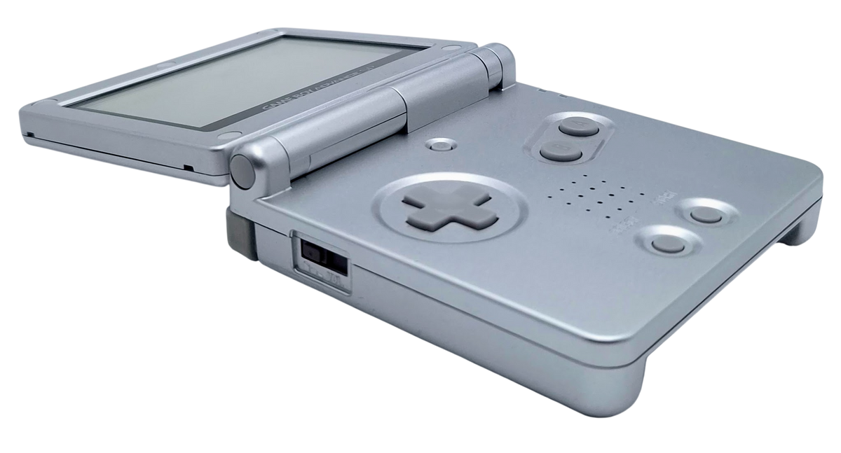 Original silver platinum (sølv) (AGS-001) nintendo Gameboy Advance SP håndholdt konsoll