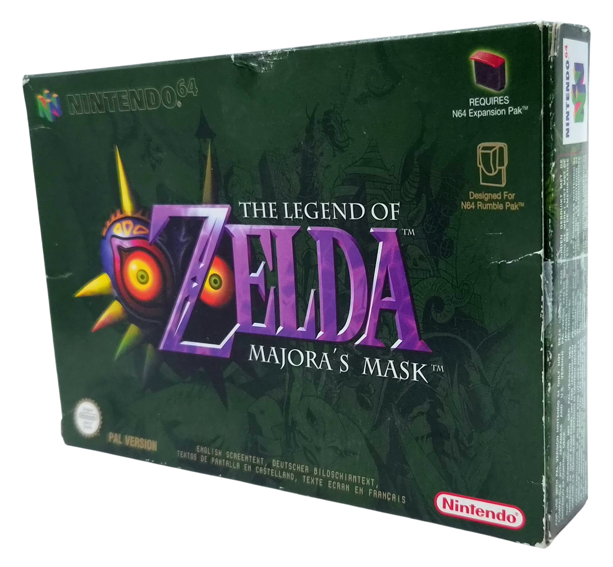The legend of Zelda - Majora's mask (I eske) - Nintendo 64 spill (N64)