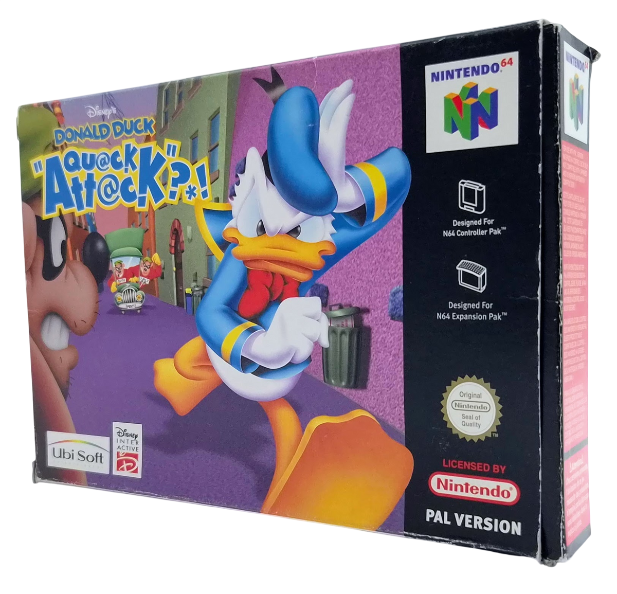 Donald duck - Quack attack- (I eske) - Nintendo 64 spill (N64)