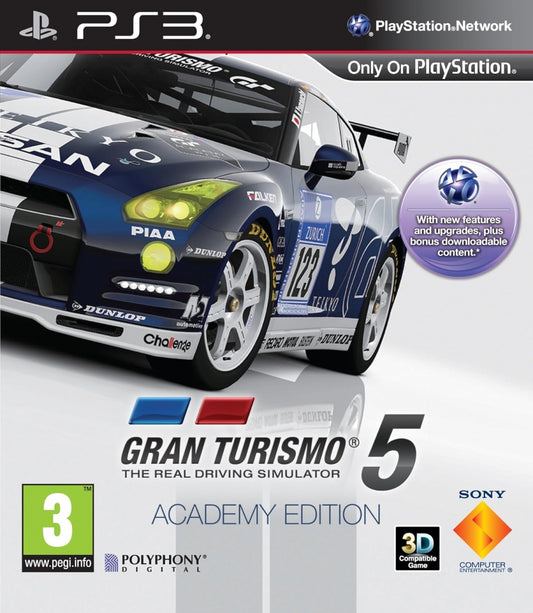 Gran Turismo 5 (academy edition) (brukt) - Playstation 3 spill (ps3)