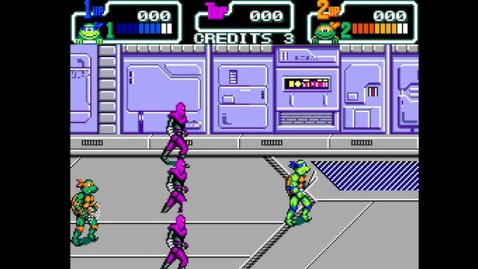 Teenage mutant hero turtles (kun kassett) - Nintendo entertainment system spill (nes)