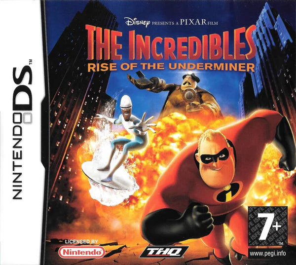 The incredibles: Rise of the underminer (brukt) - Nintendo DS spill