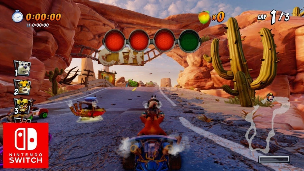 CTR: Crash team racing Nitro Fueled (brukt) - Nintendo switch spill