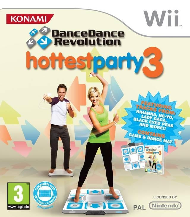 Dance Dance revolution: Hottest party 3 (Brukt) - Nintendo wii spill