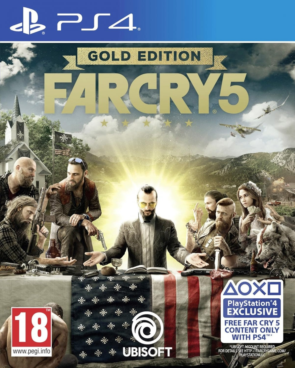 Far cry 5 (gold edition) (Brukt) - Playstation 4 spill (PS4)