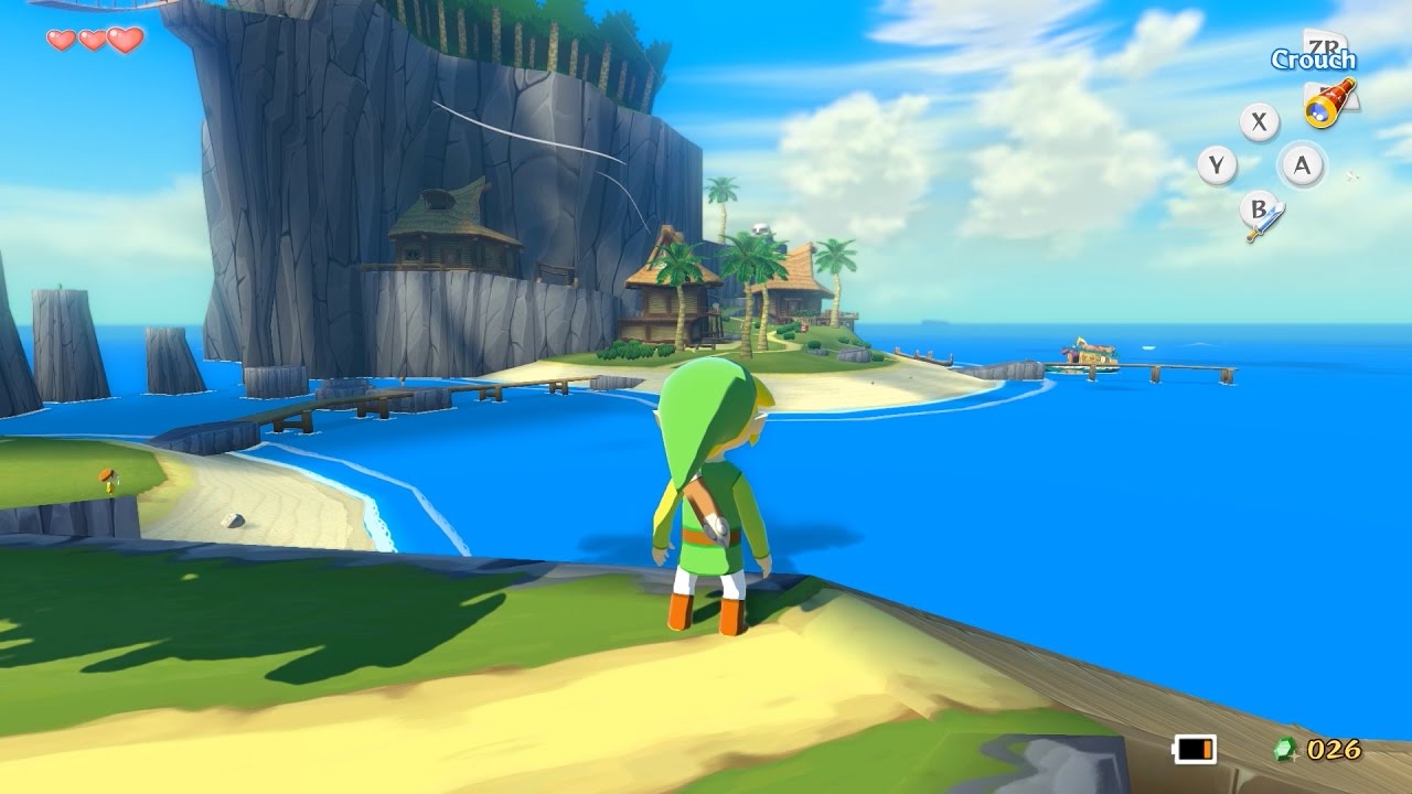 The legend of zelda: The Wind waker HD (brukt) - Nintendo Wii U spill