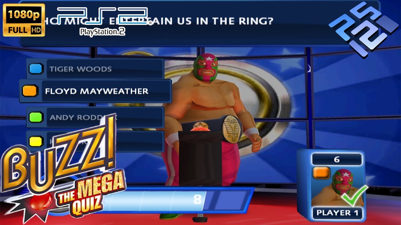 Bilde av Buzz The Mega Quiz Brukt Playstation 2 Spill Ps2