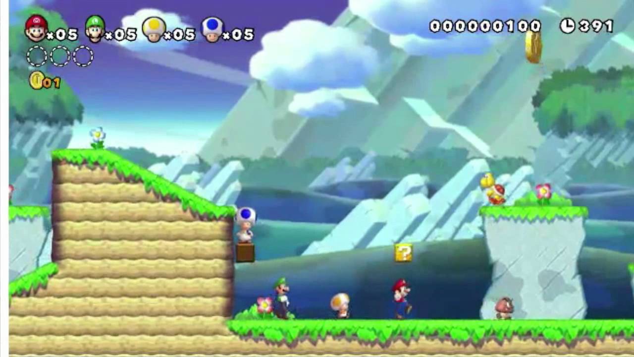 New Super mario Bros. U (brukt) - Nintendo Wii U Spill